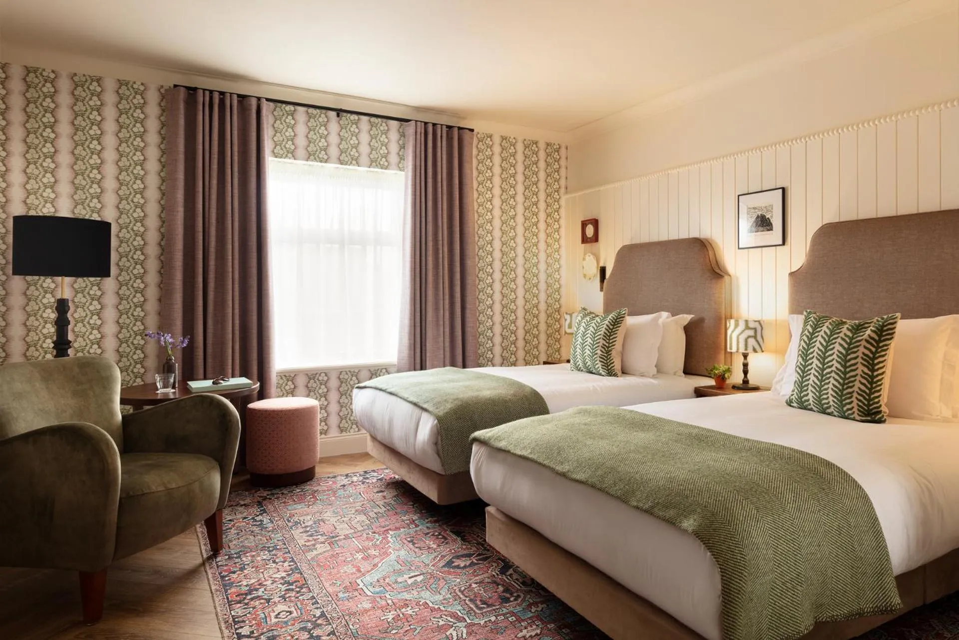 Bed in The Ashe Hotel