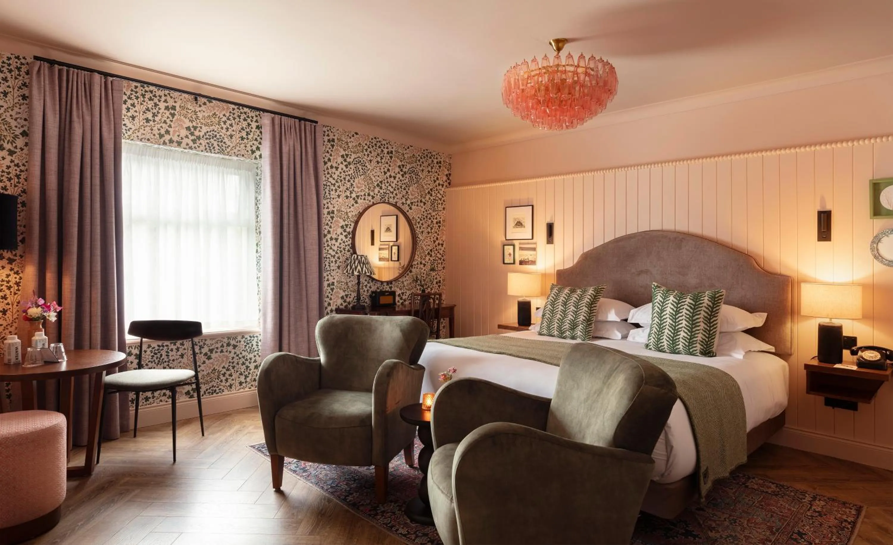 Bed in The Ashe Hotel