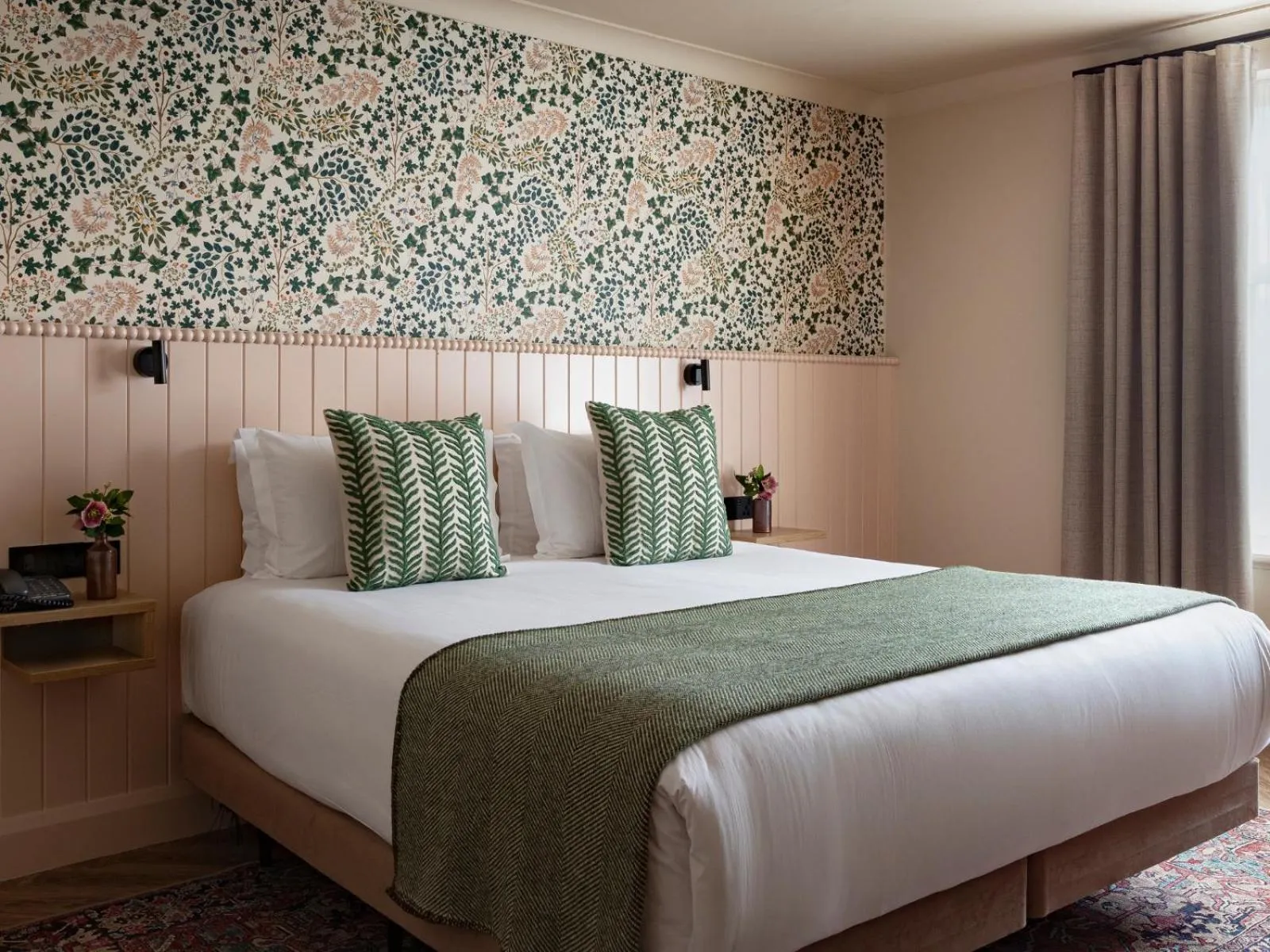 Bed in The Ashe Hotel