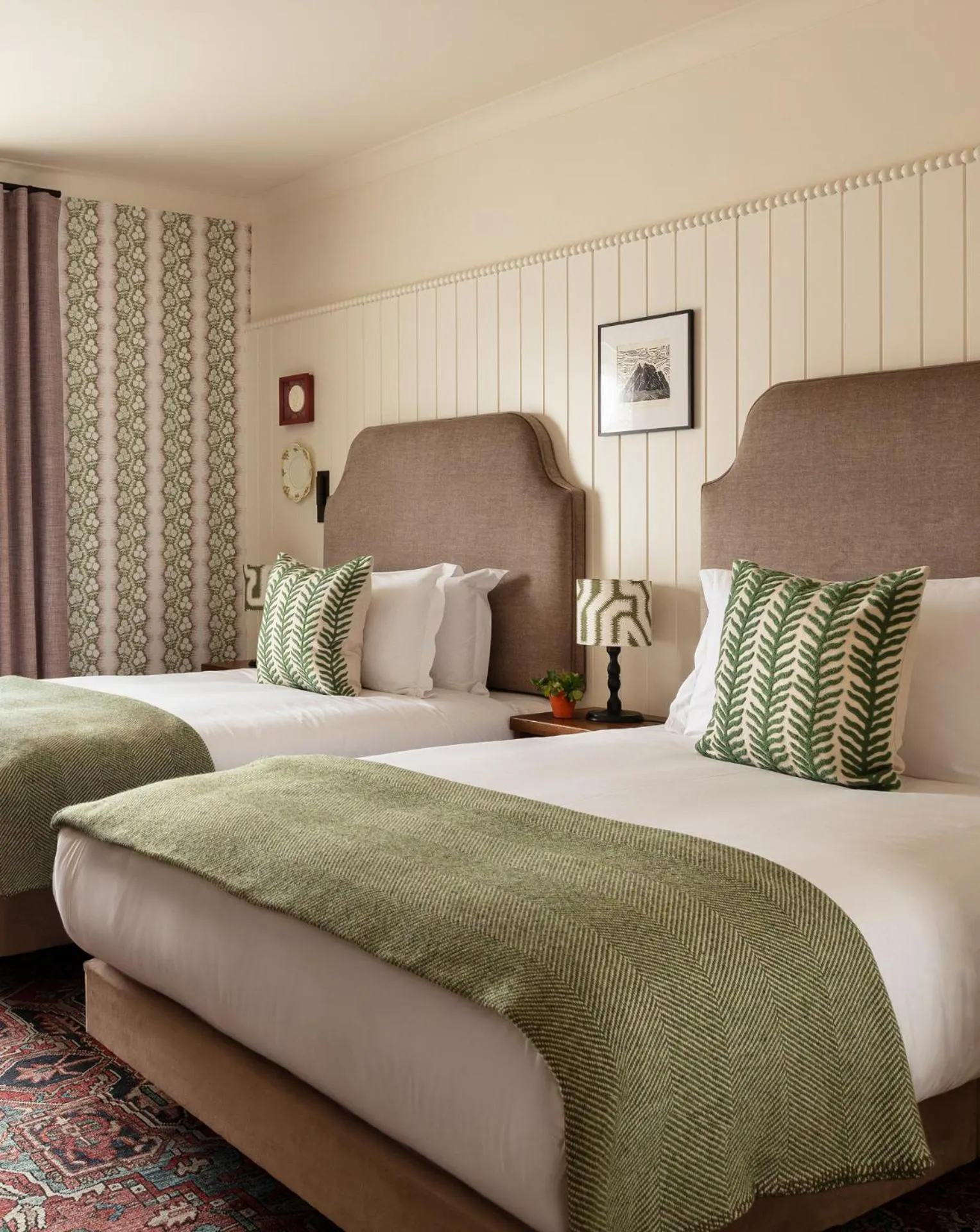 Bed in The Ashe Hotel