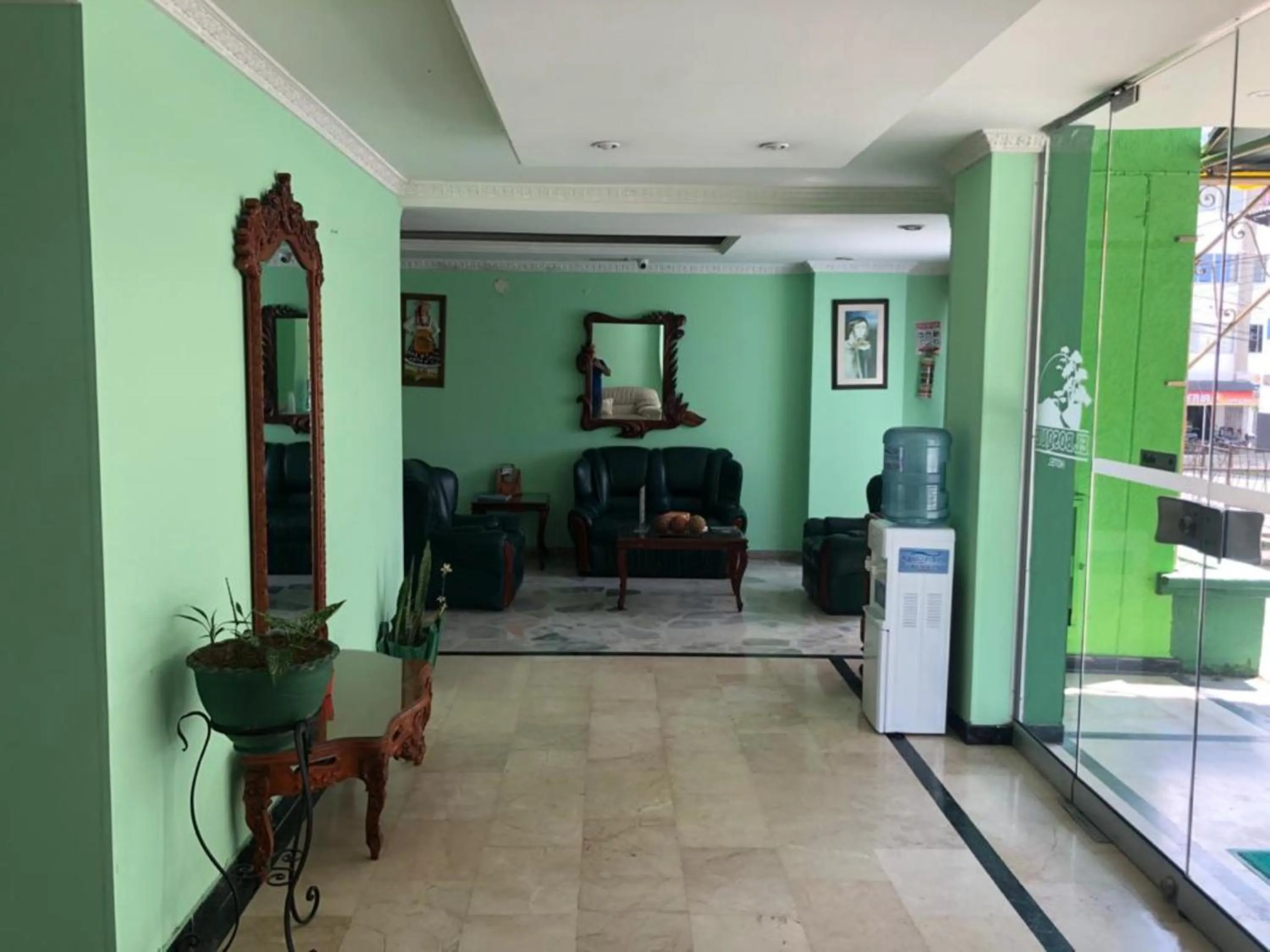 Lobby or reception in Hotel El Bosque