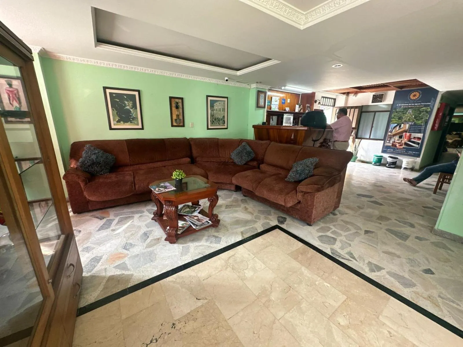 Lobby or reception in Hotel El Bosque