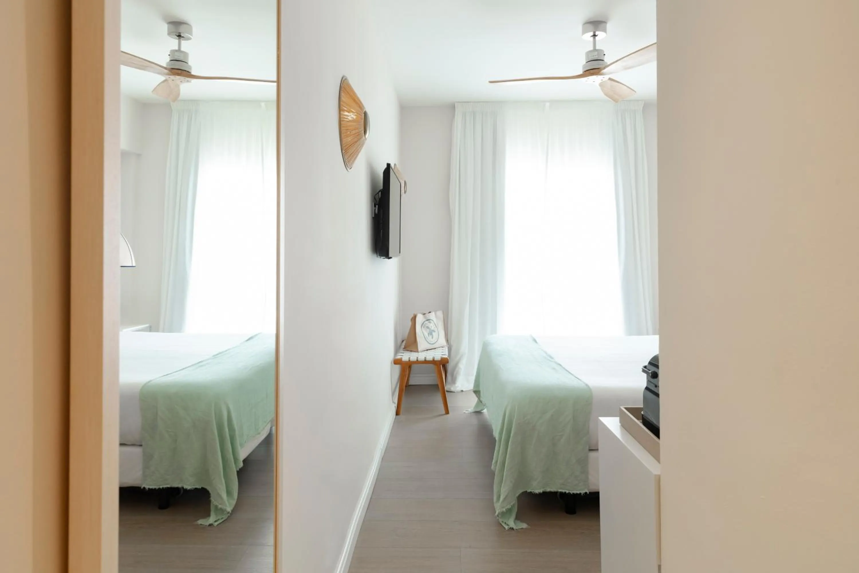 Bed in Hotel Honucai