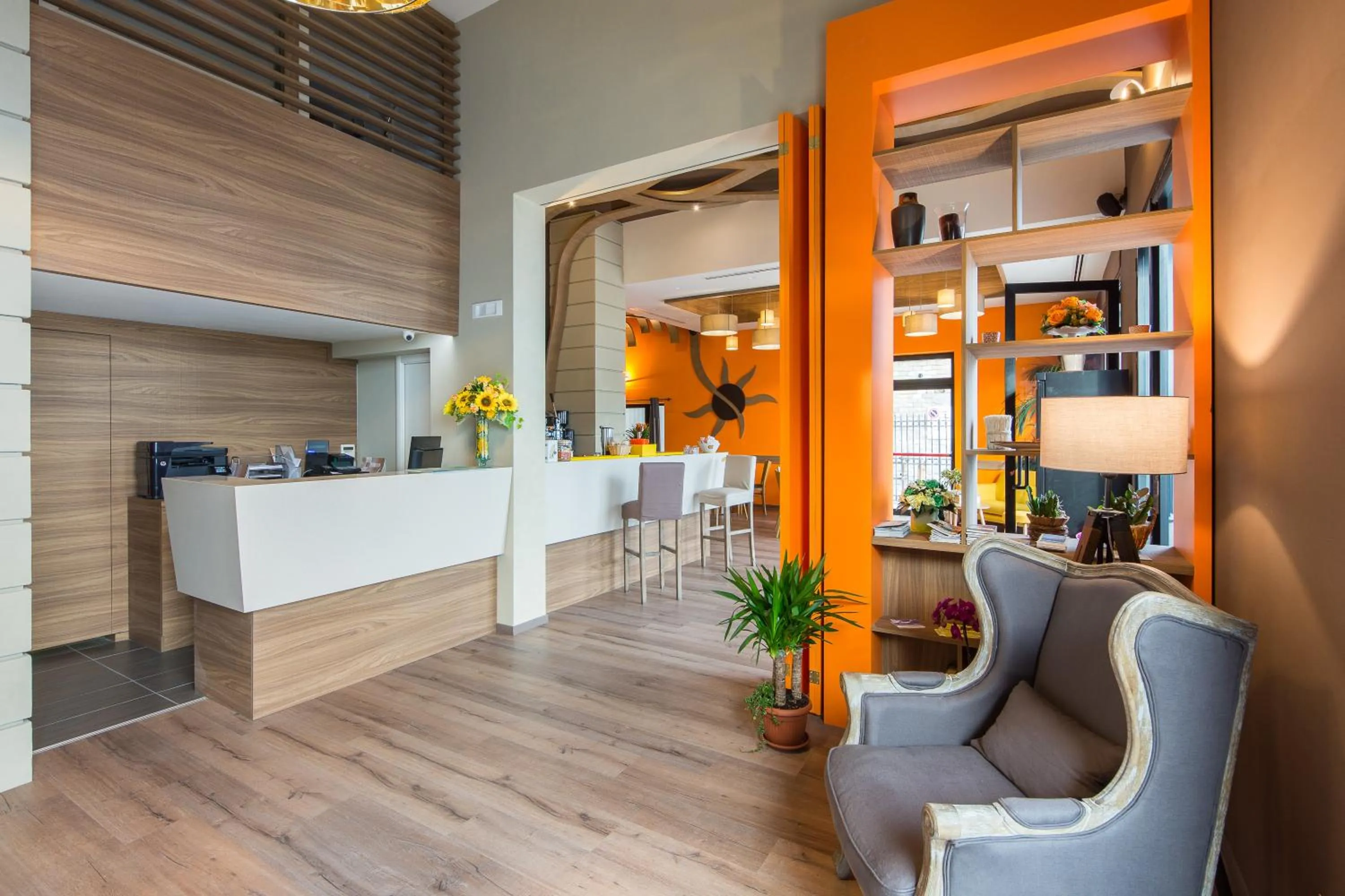 Lobby or reception in Hotel Sole