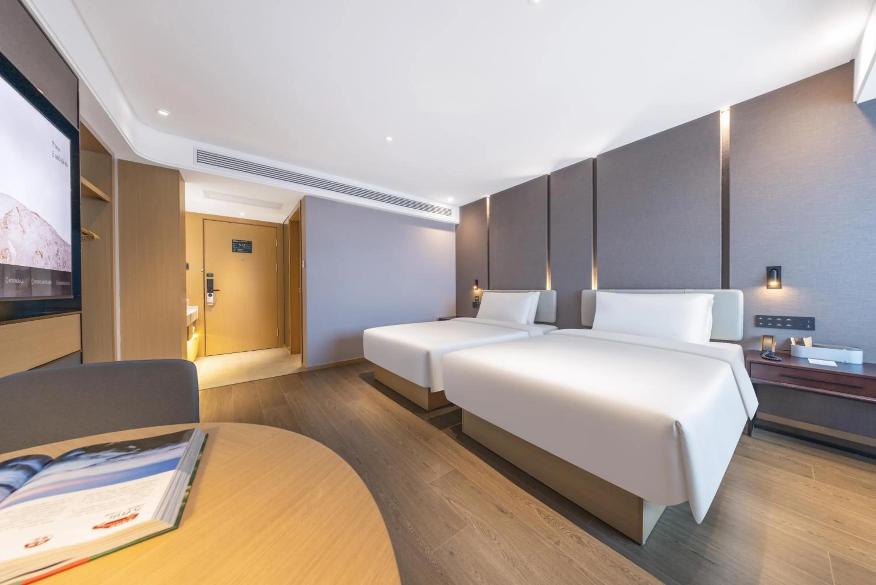 Bed in Atour Hotel Gukaifu Temple Furong Middle Road Changsha