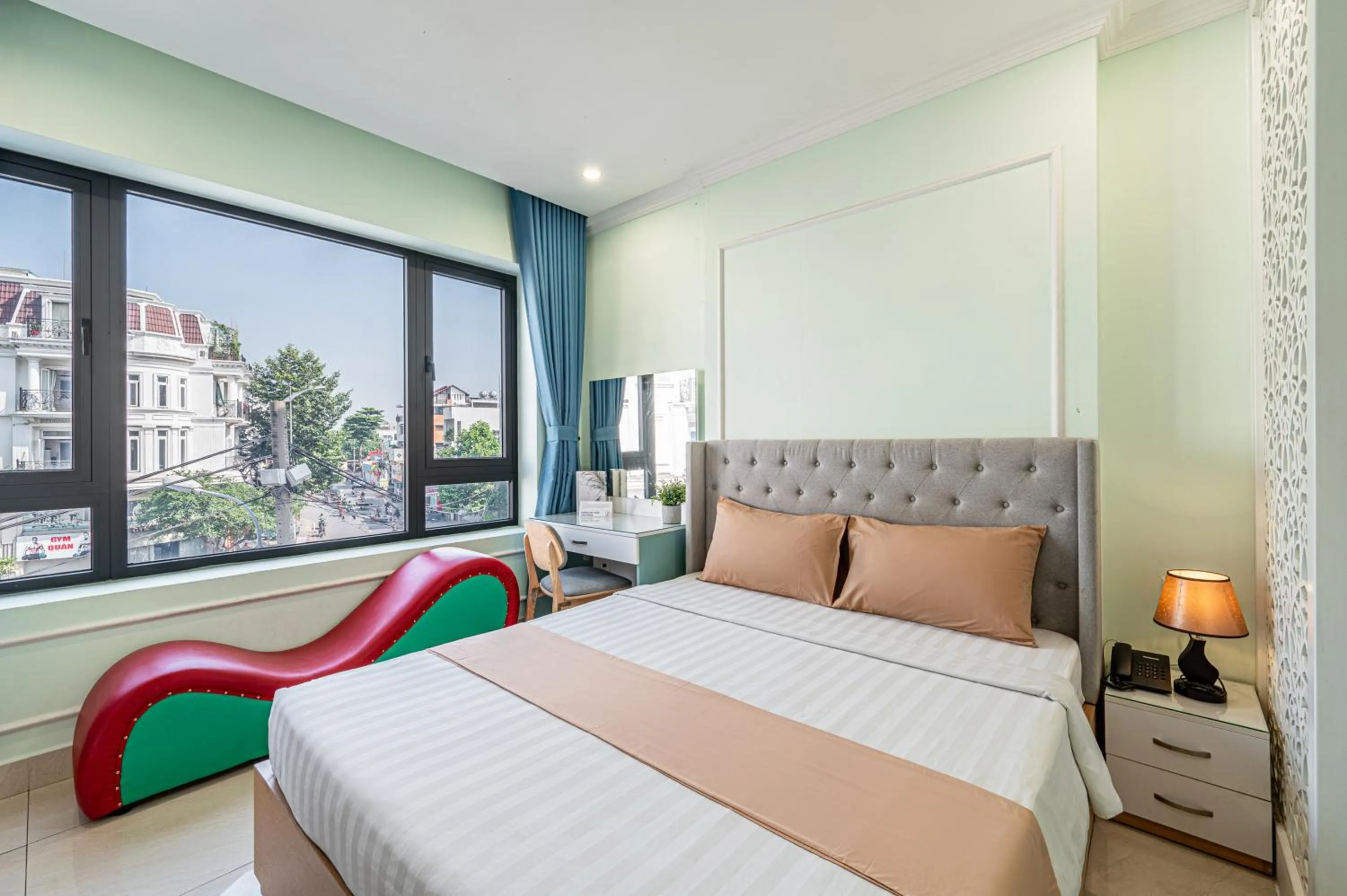Bed in Cozrum - Love Hotel Trần Thị Nghỉ