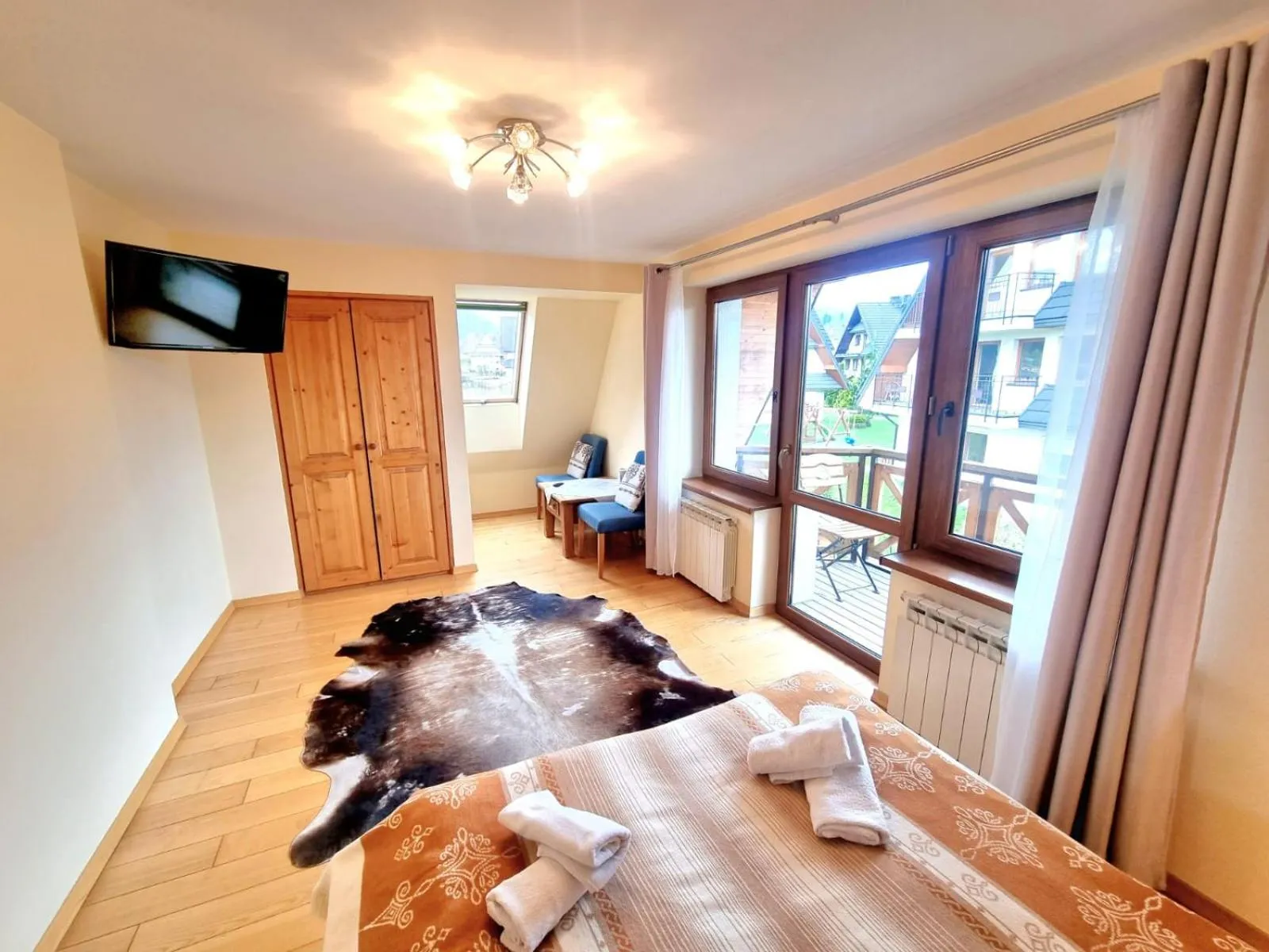 Bed in Willa Regina II Resort & SPA