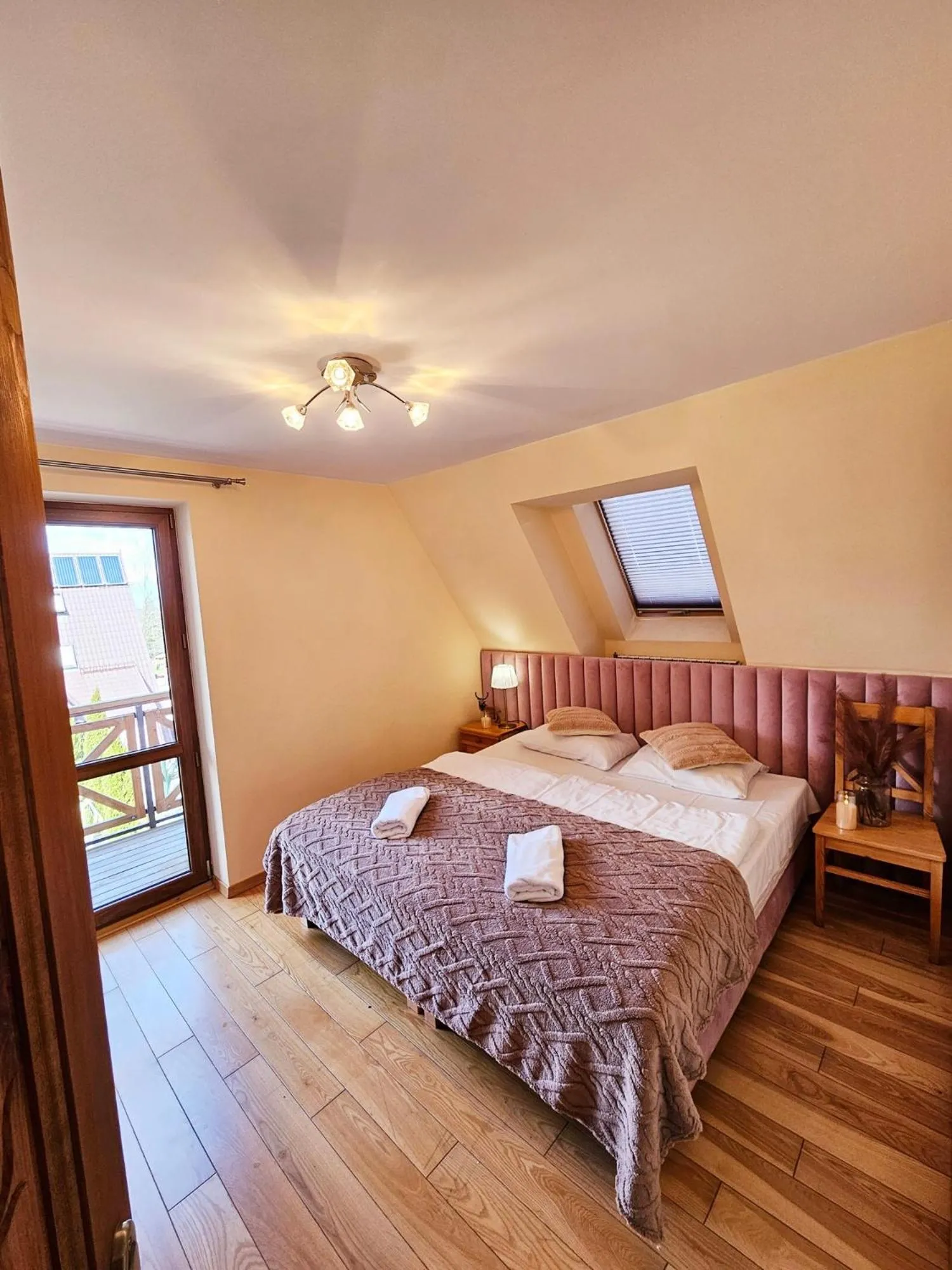 Bed in Willa Regina II Resort & SPA