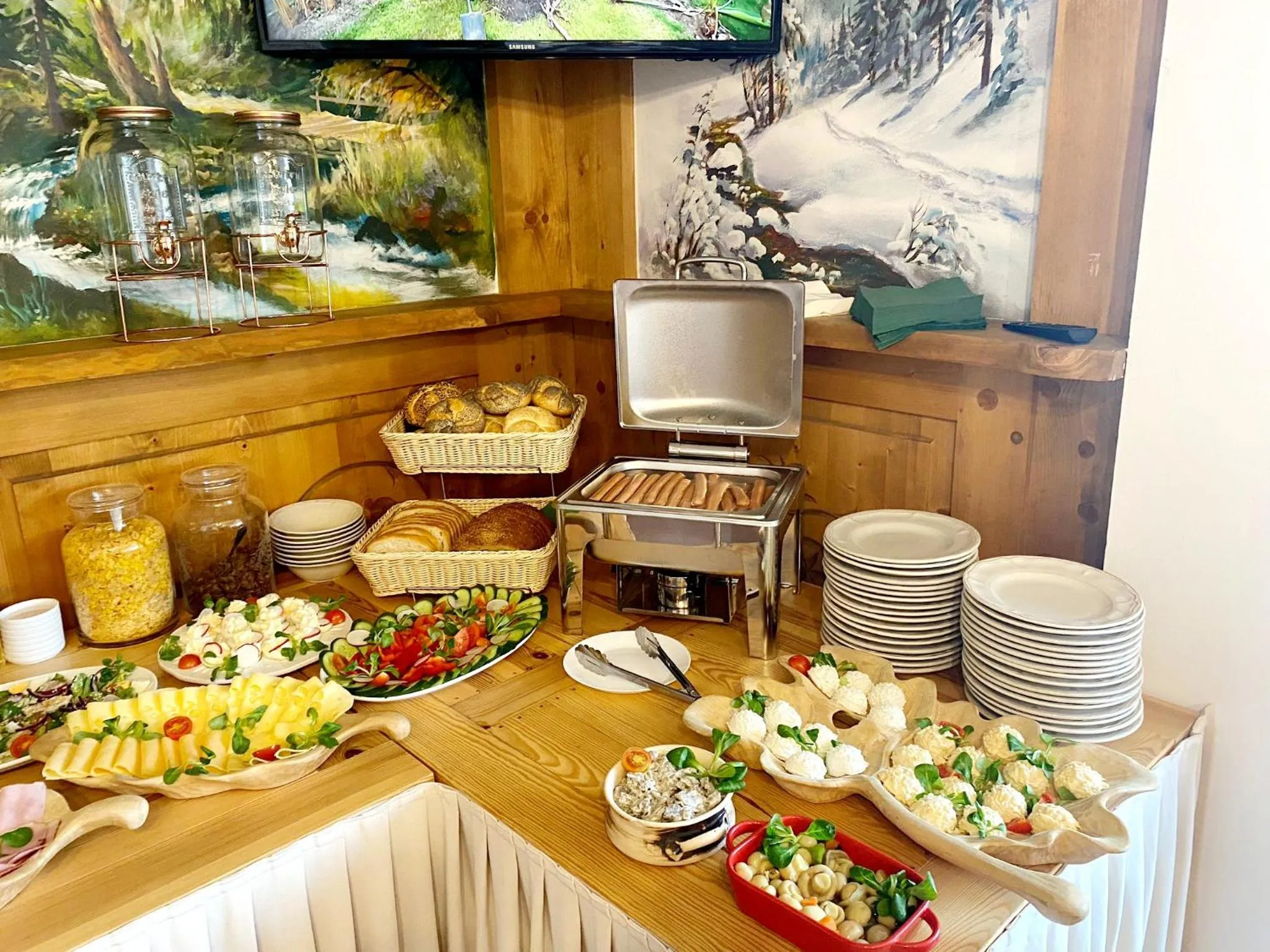 Buffet breakfast in Willa Regina II Resort & SPA