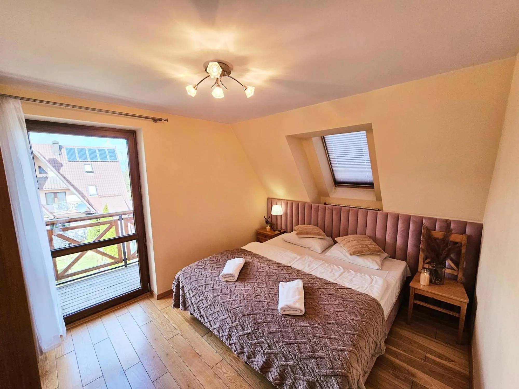 Bed in Willa Regina II Resort & SPA