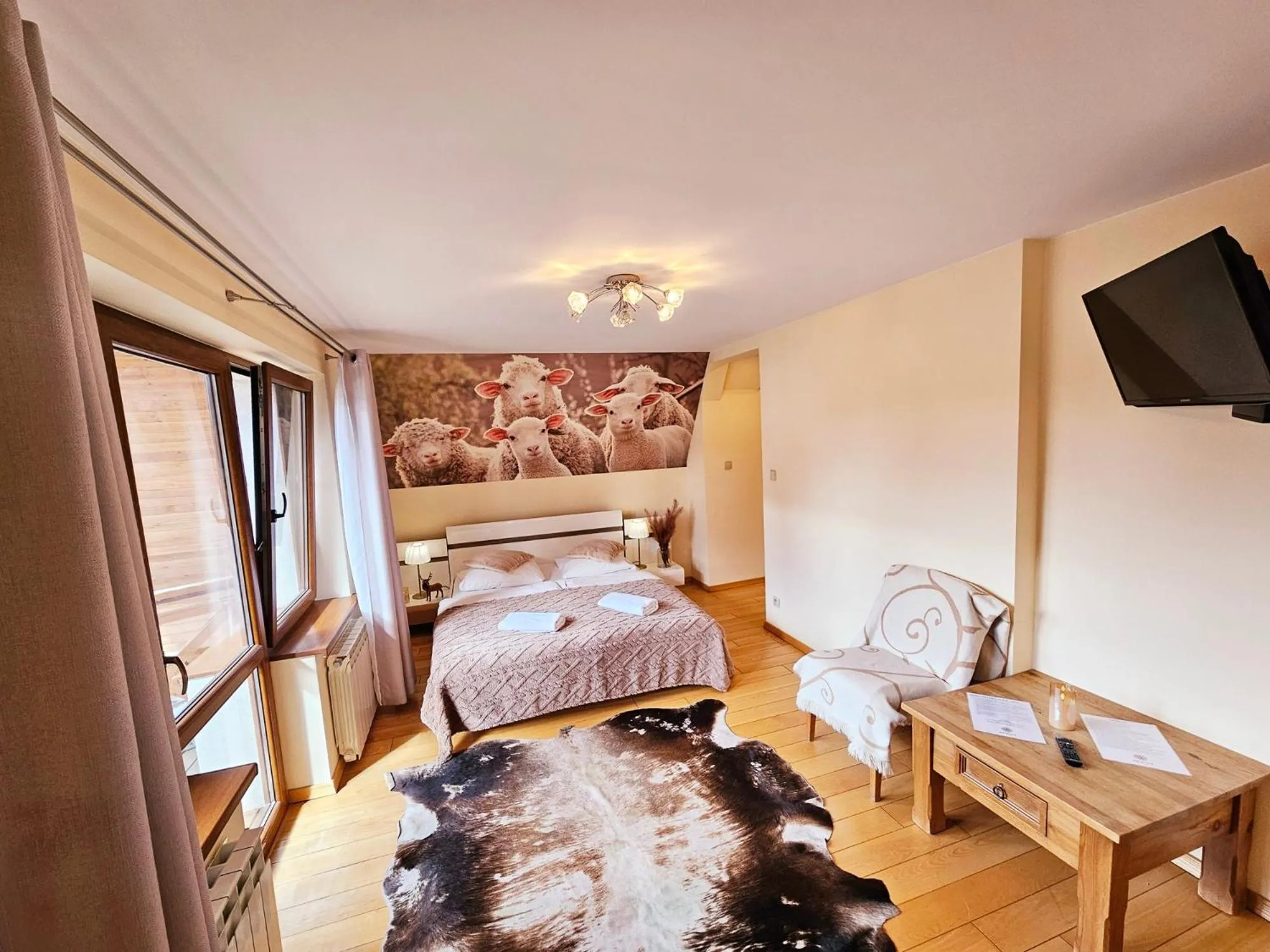 Bed in Willa Regina II Resort & SPA