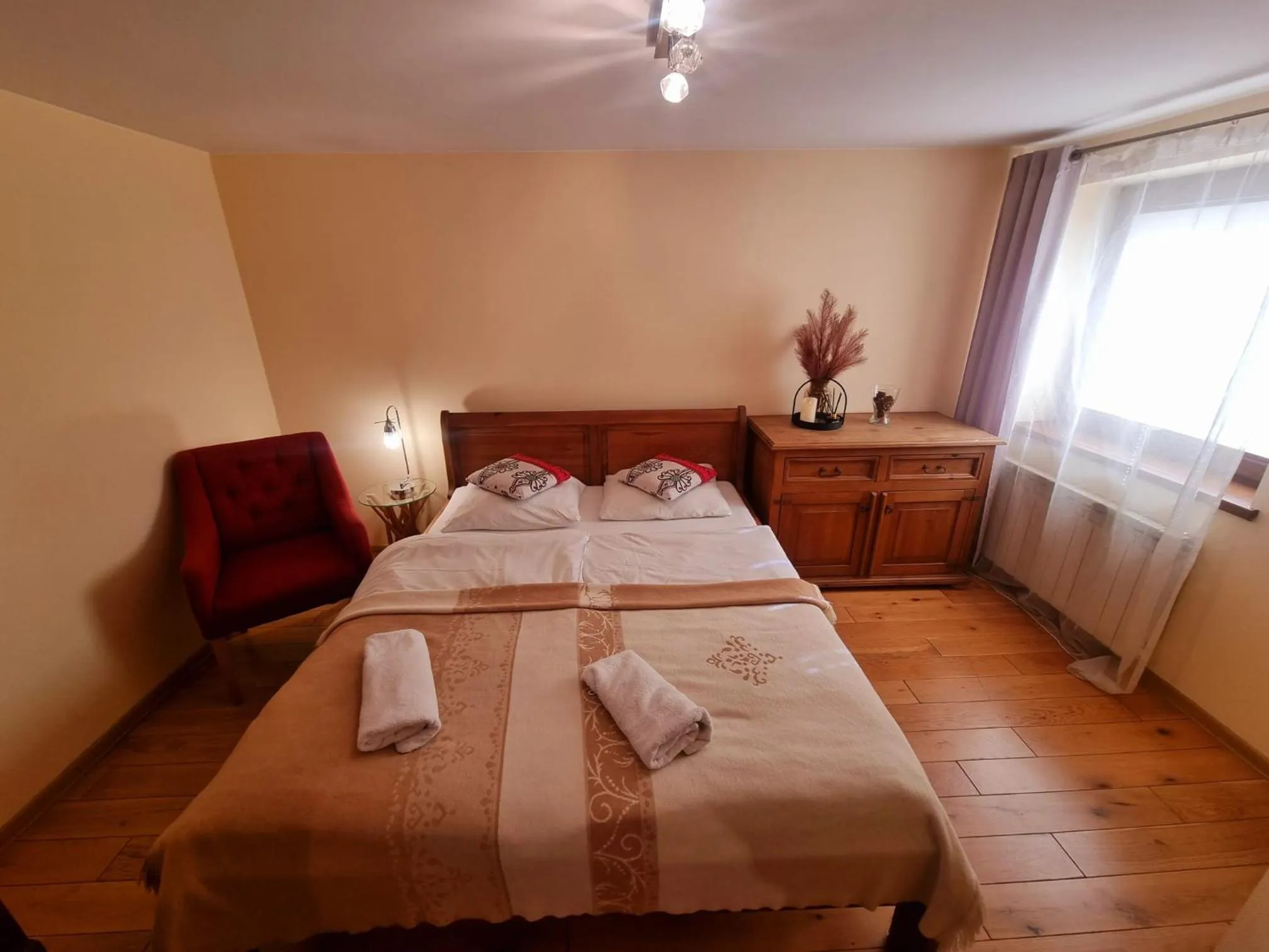 Bed in Willa Regina II Resort & SPA