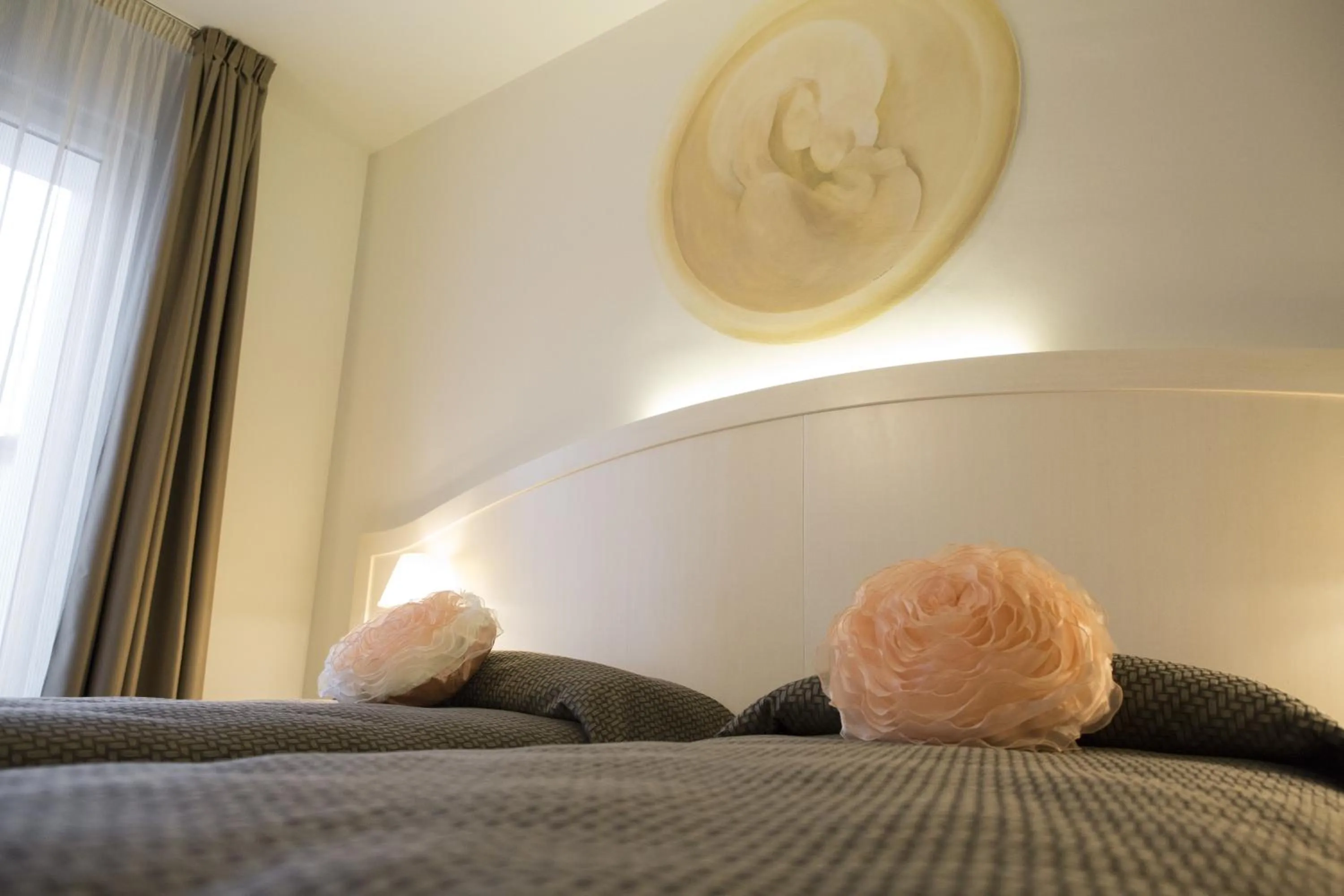 Bed in Hotel Diamante