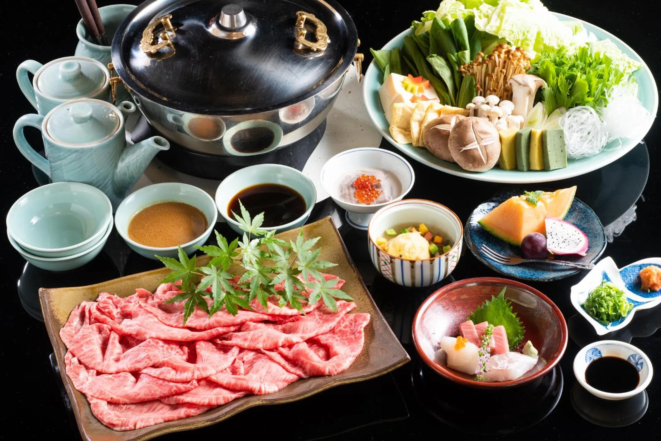 Food close-up in Yamadaya Ryokan