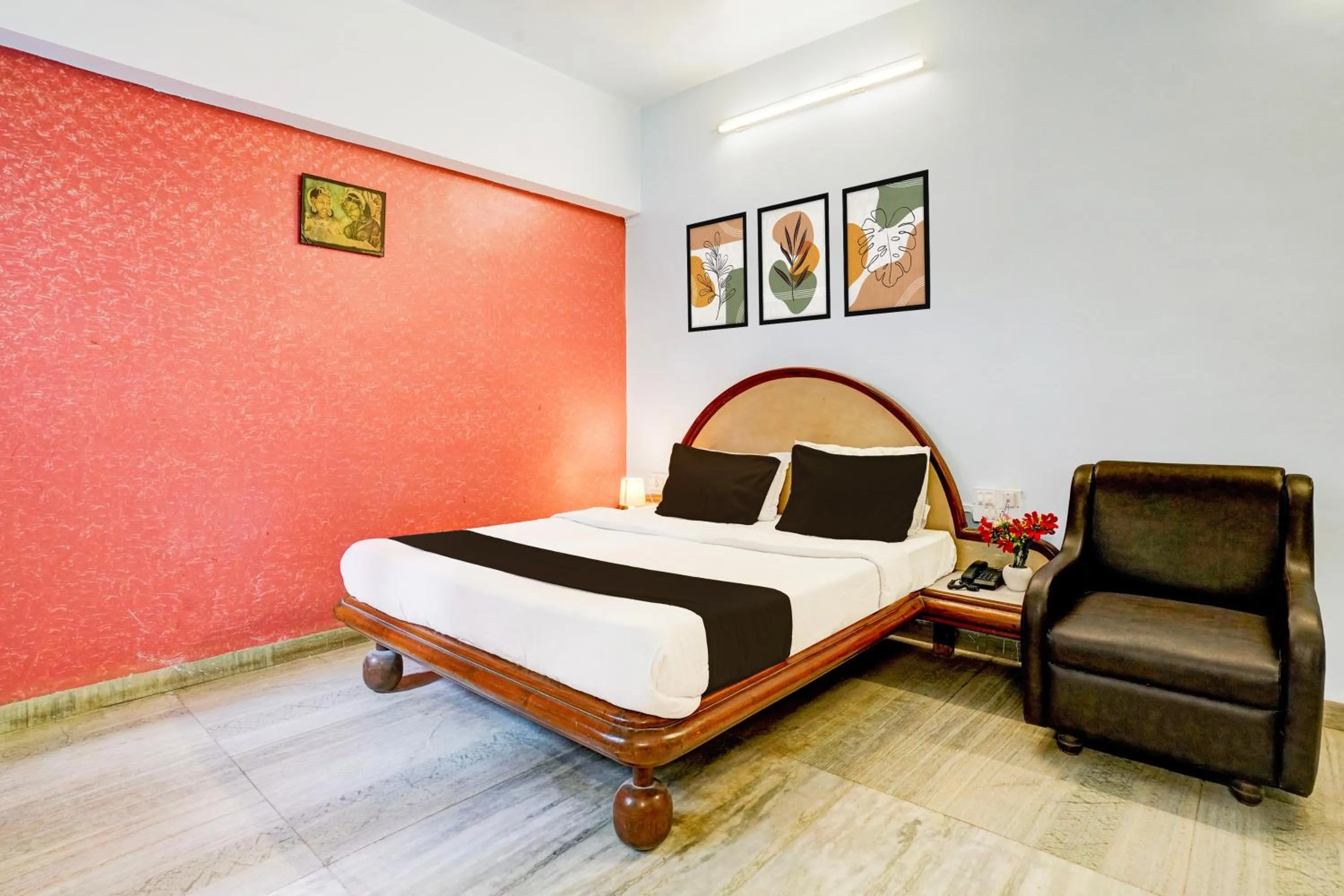 Bedroom, Bed in Hotel O Padampura Near Railway Station