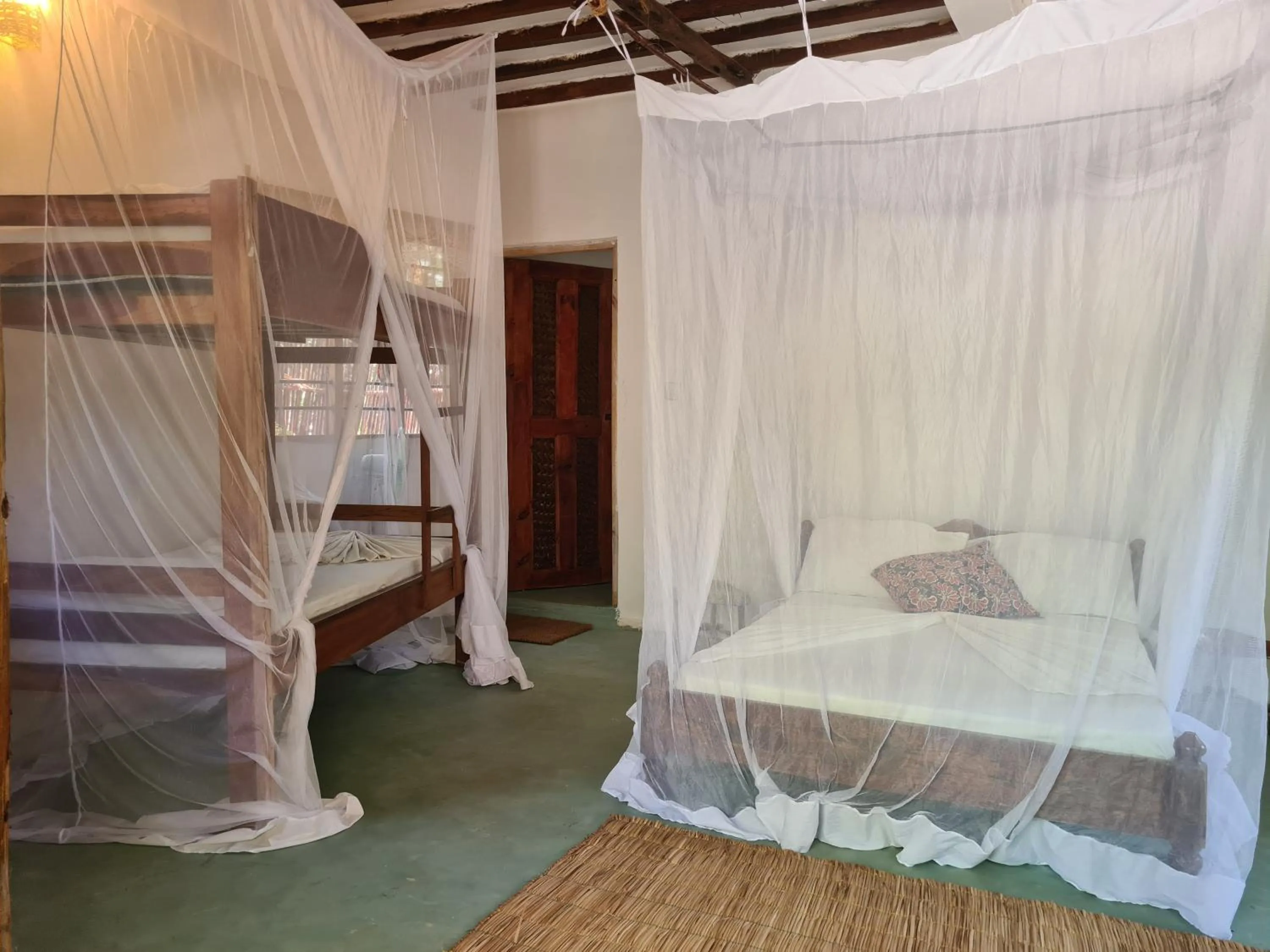 Bed in Evergreen Bungalows