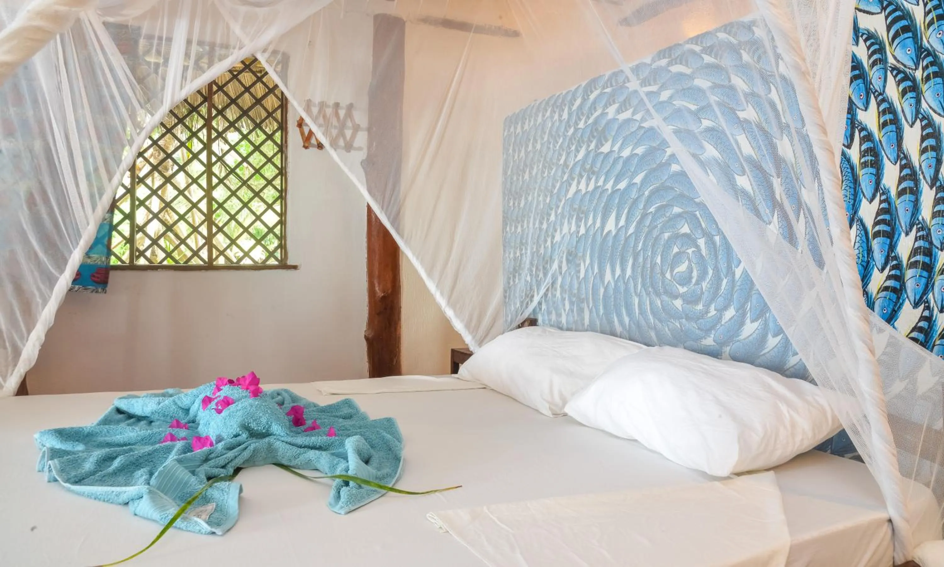 Bed in Evergreen Bungalows