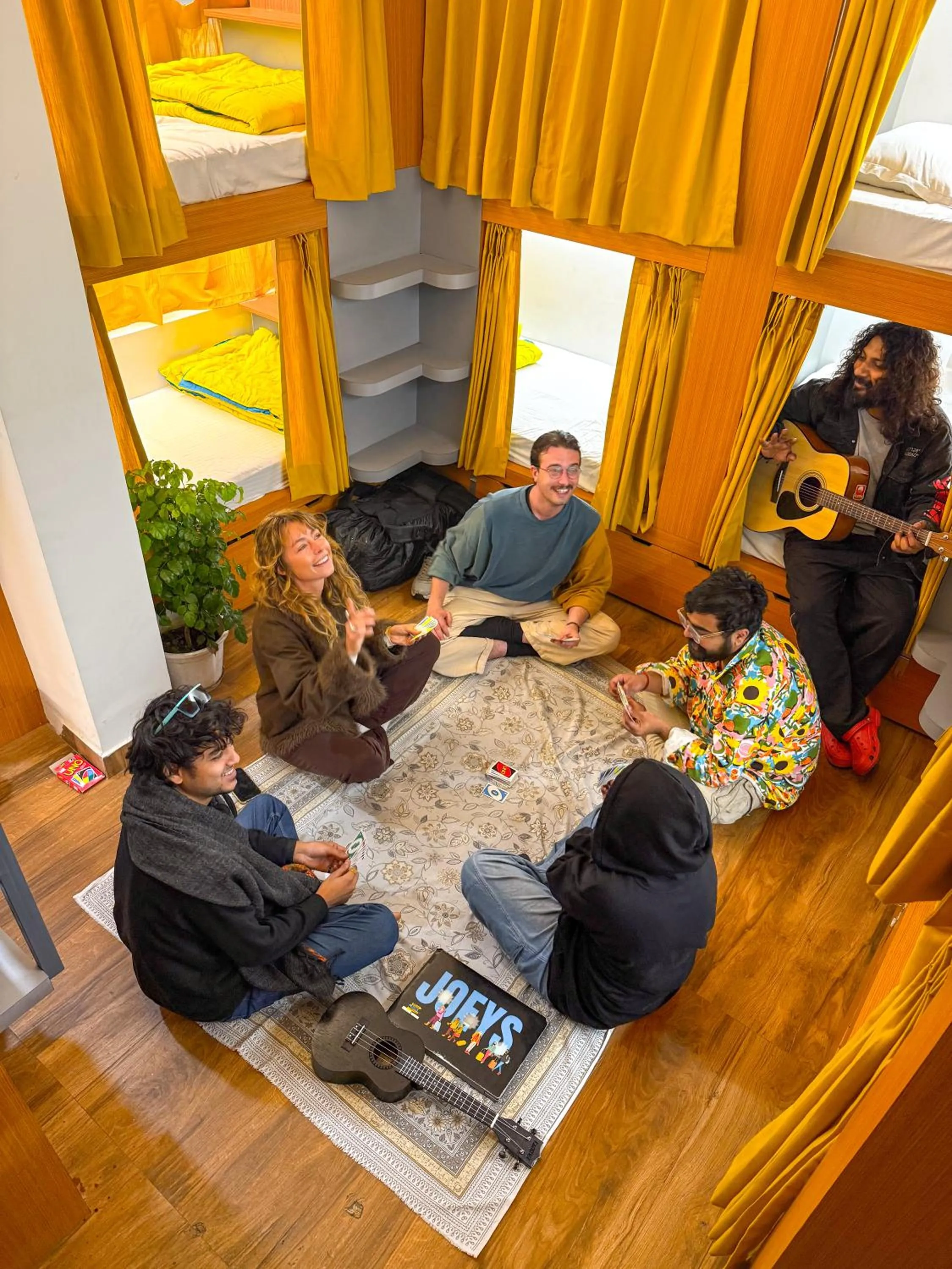 bunk bed in Joey's Hostel Delhi