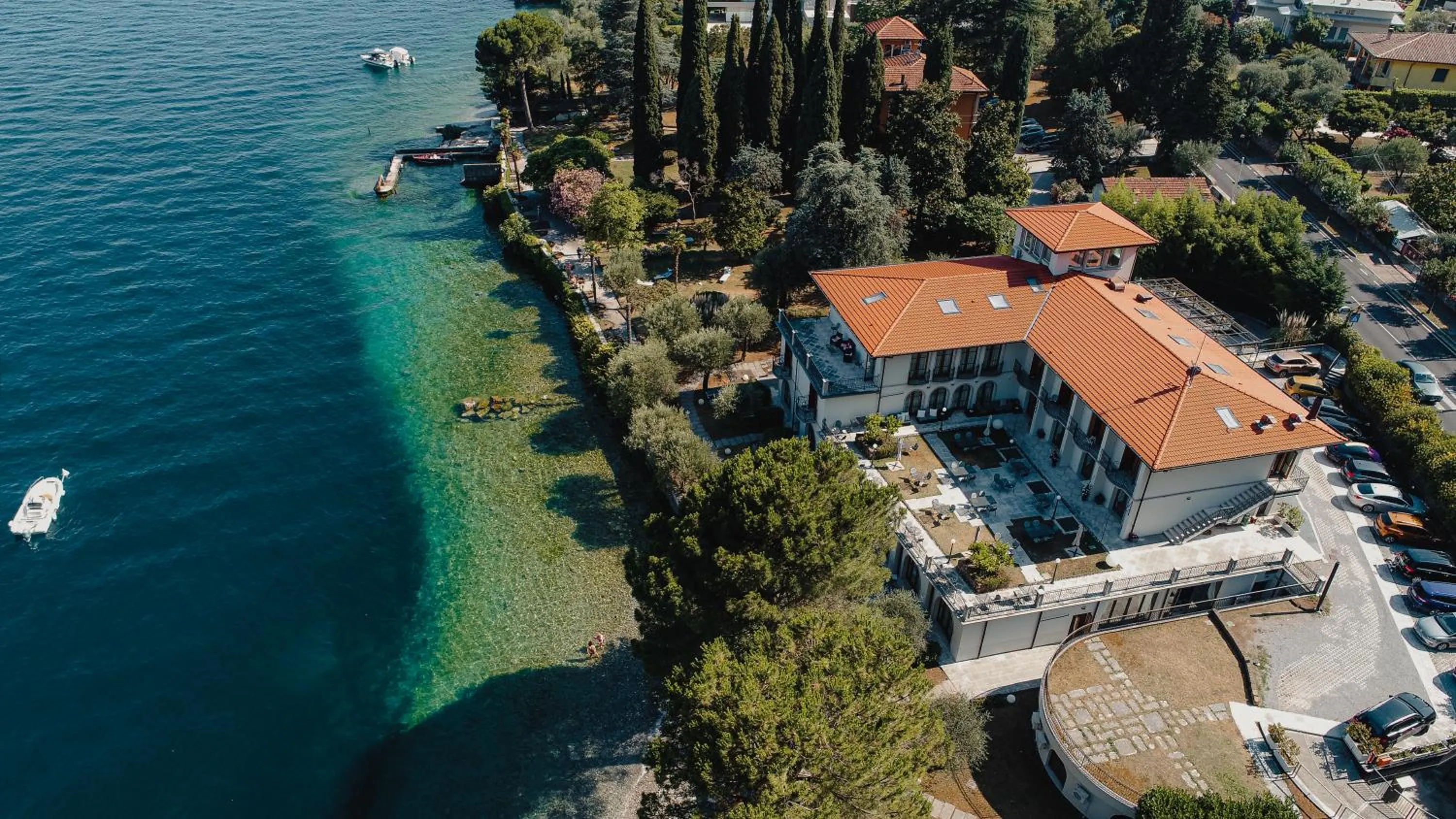 Bird's eye view in Hotel Villa Maria Au Lac - Estella Hotels Italia