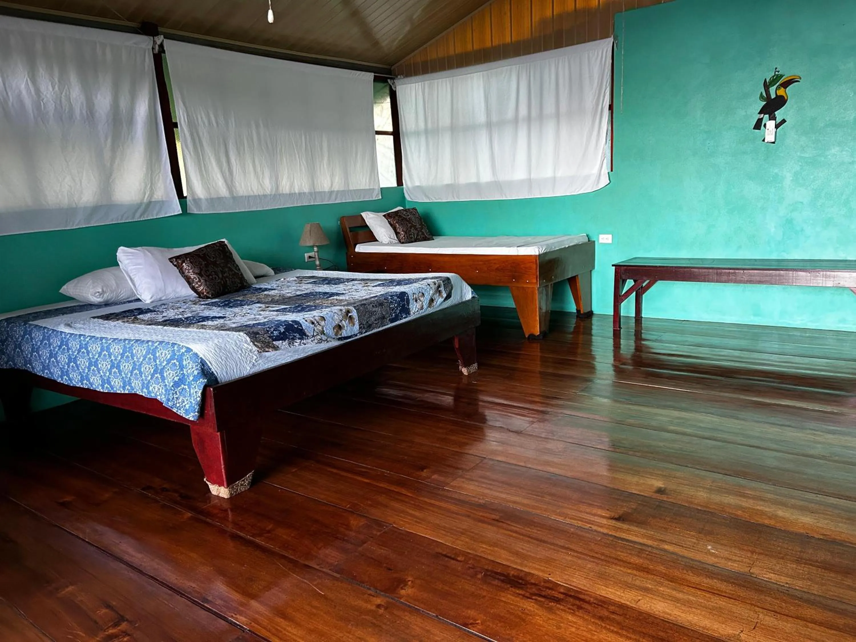 Bed in Vista Drake Lodge