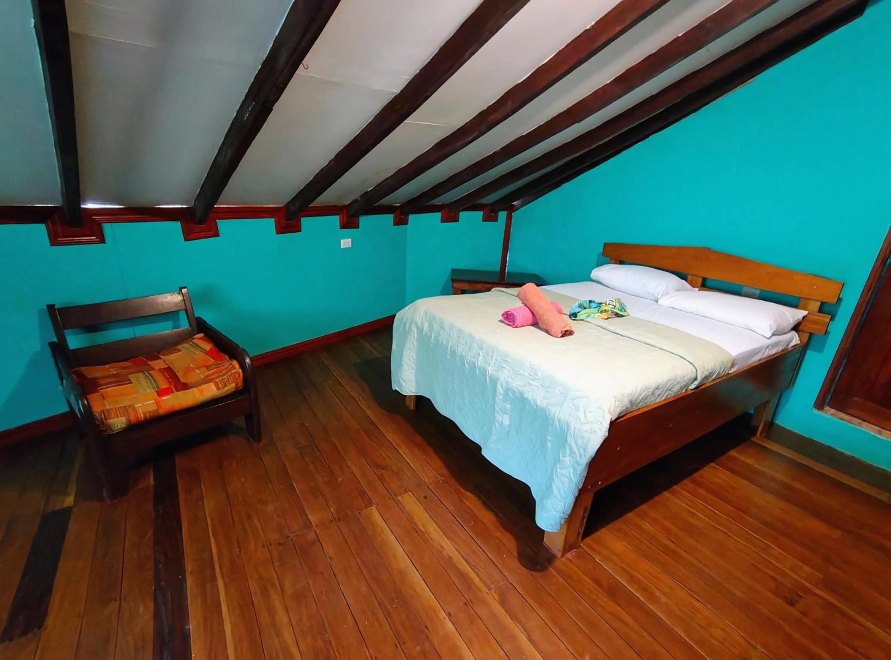 Bed in Vista Drake Lodge