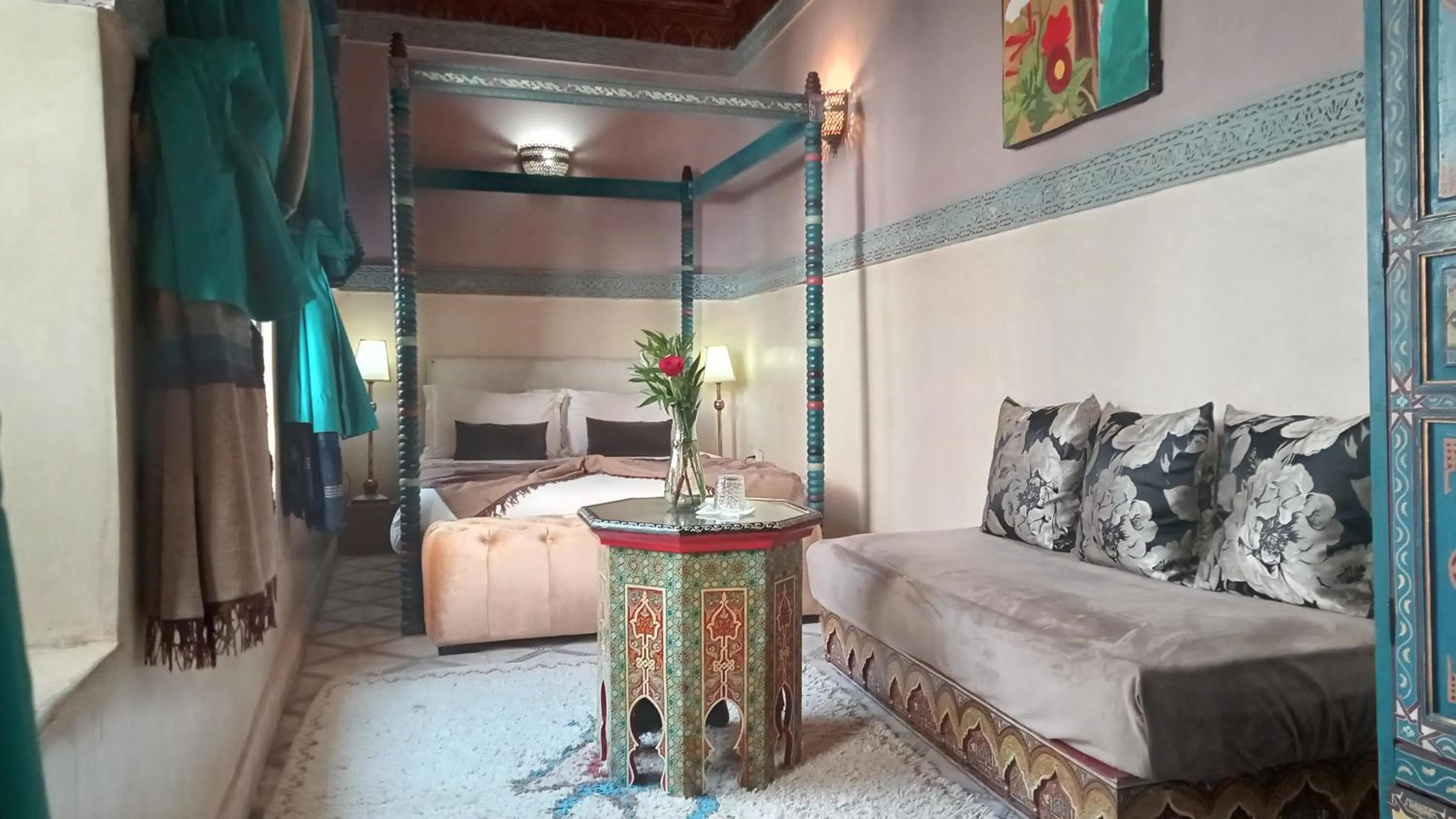 Bed in Riad Maizie