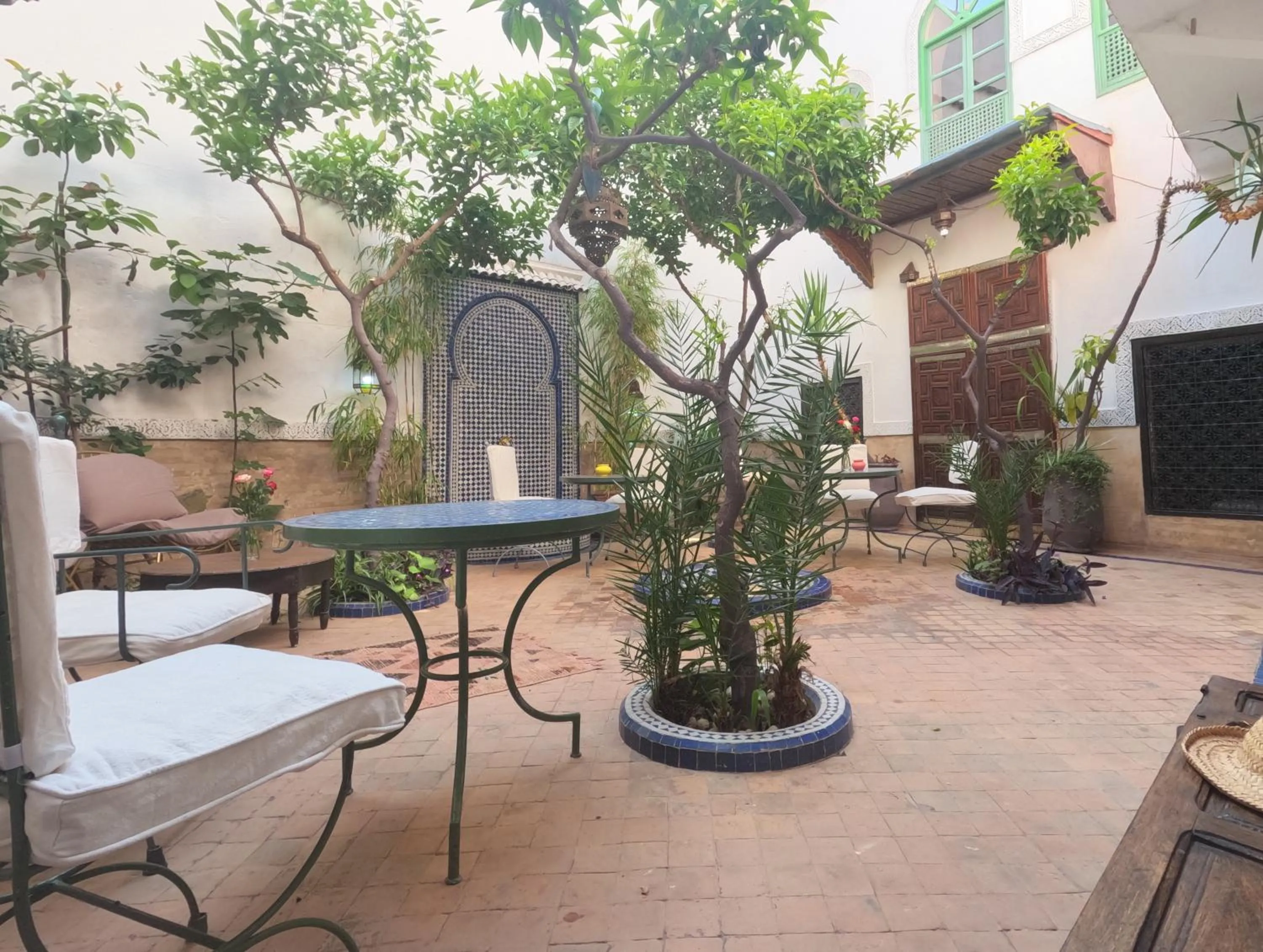 Garden view in Riad Maizie