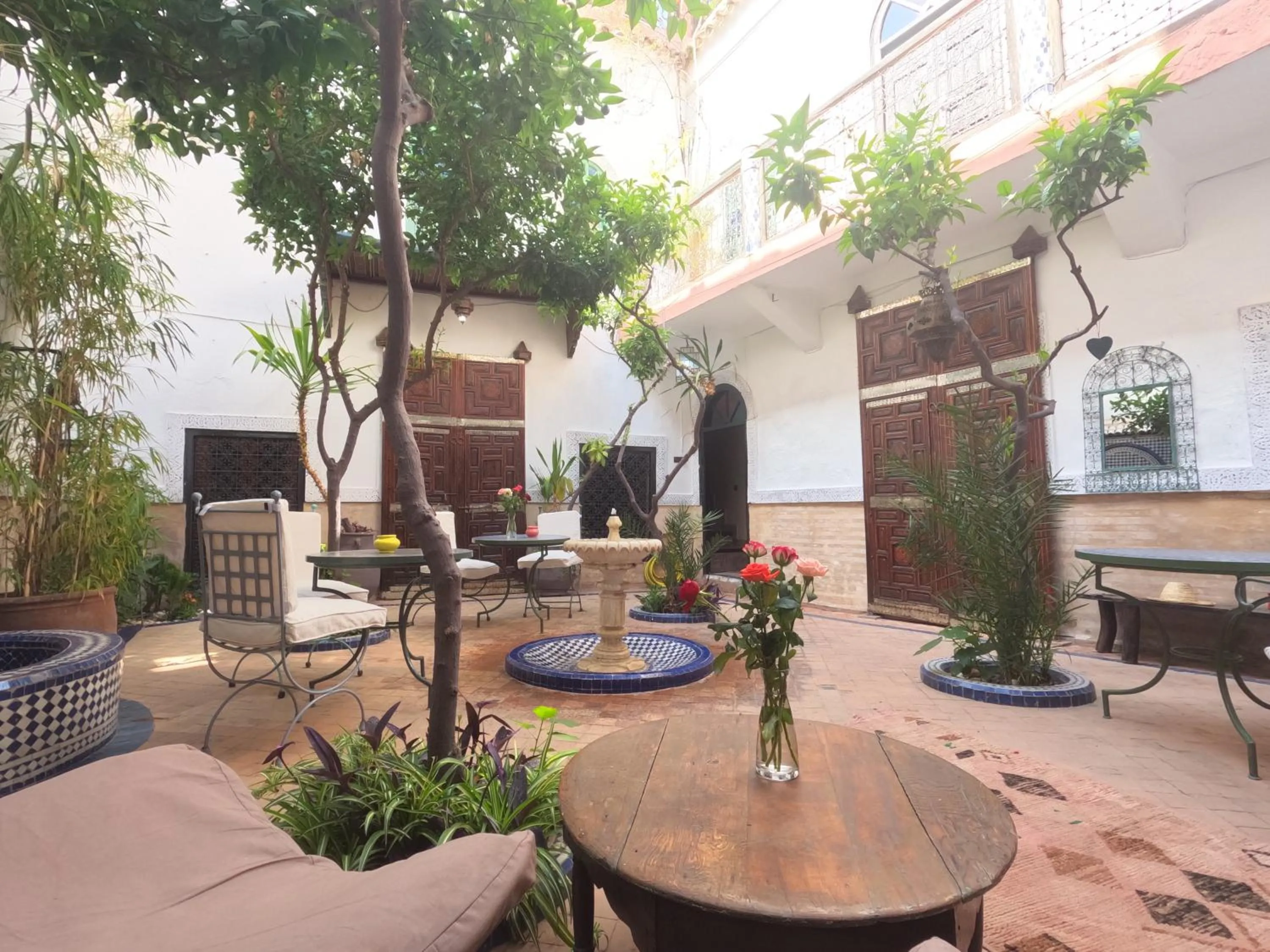 Garden view in Riad Maizie