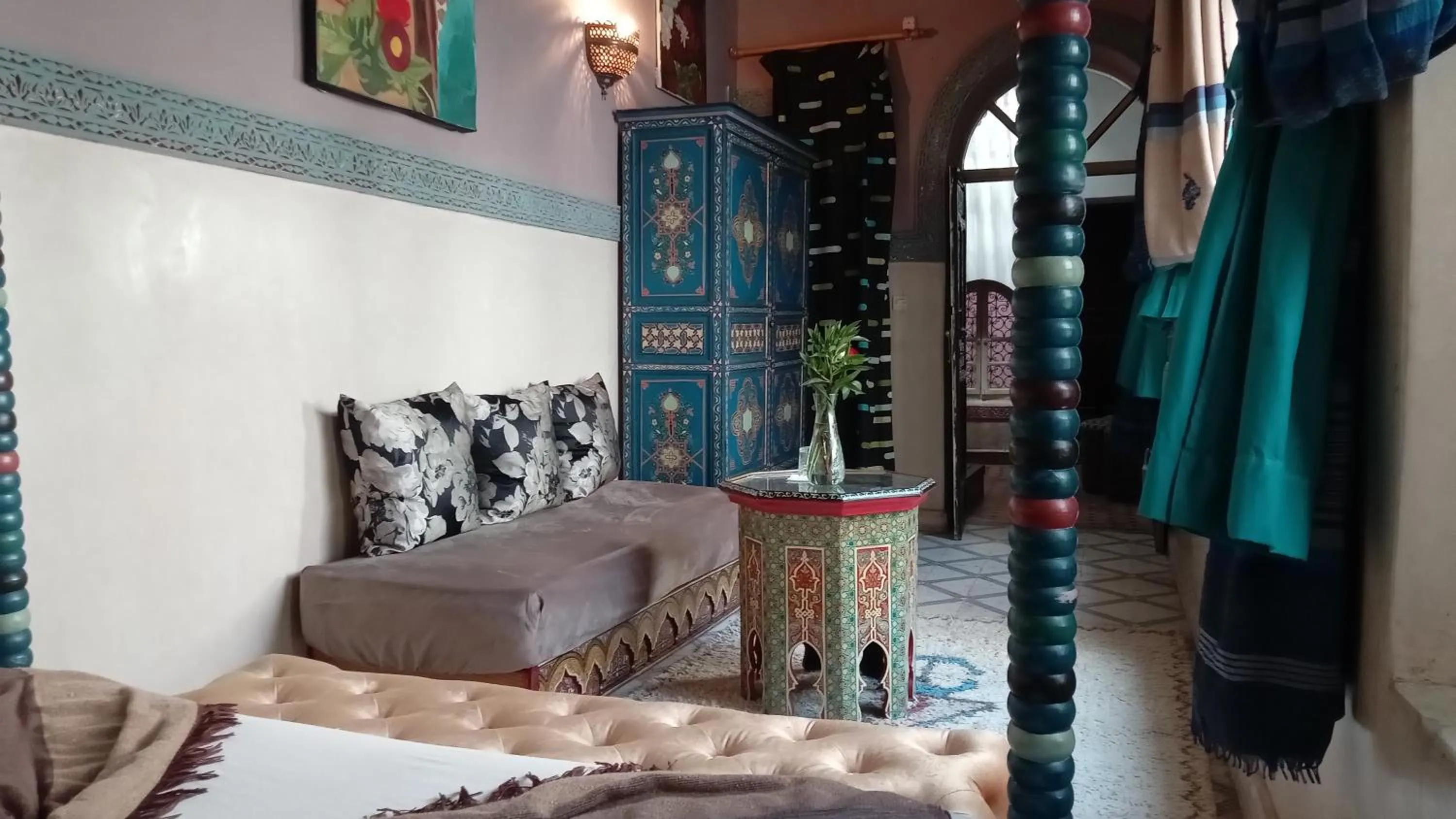 Bed in Riad Maizie