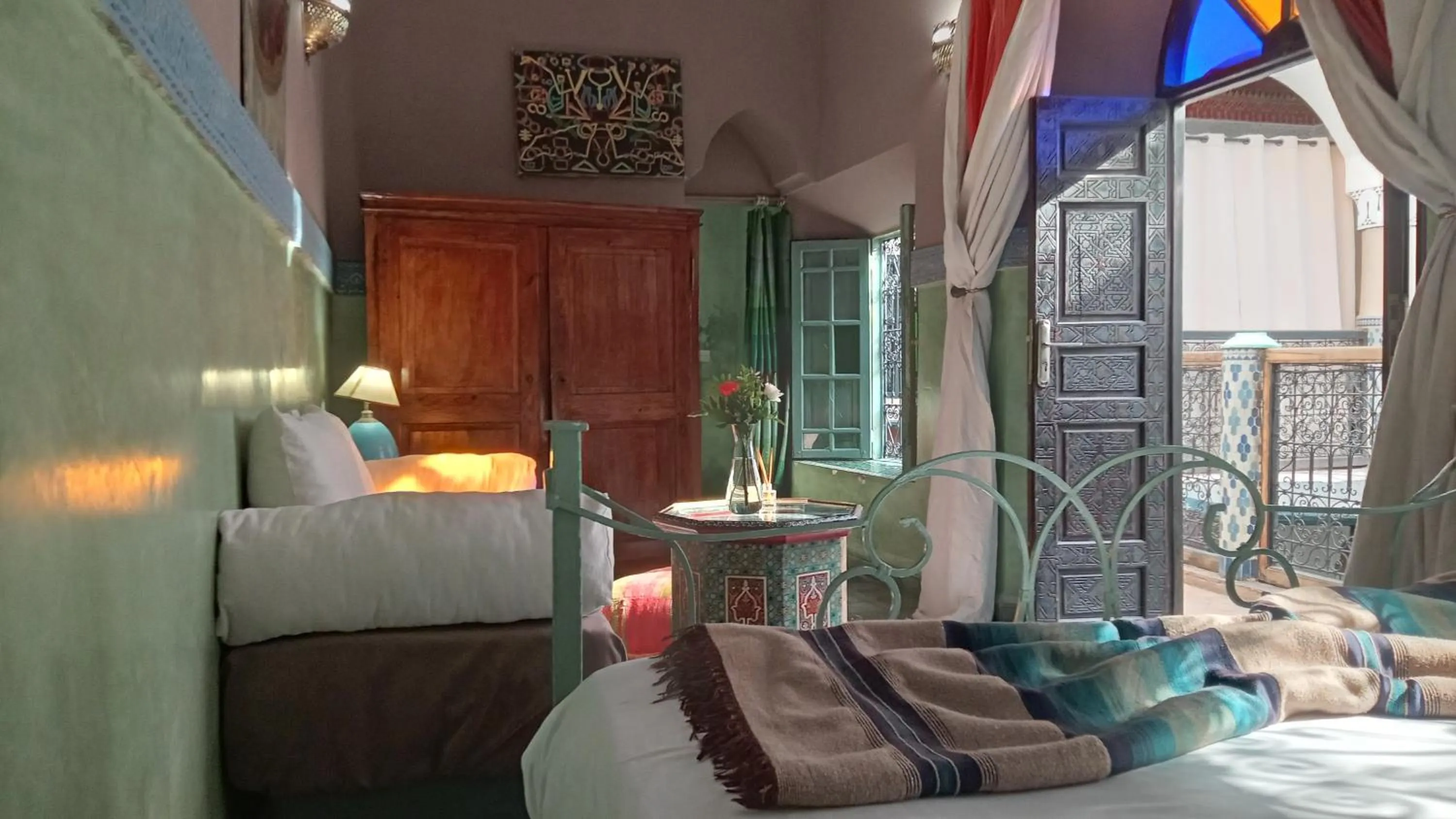 Bed in Riad Maizie