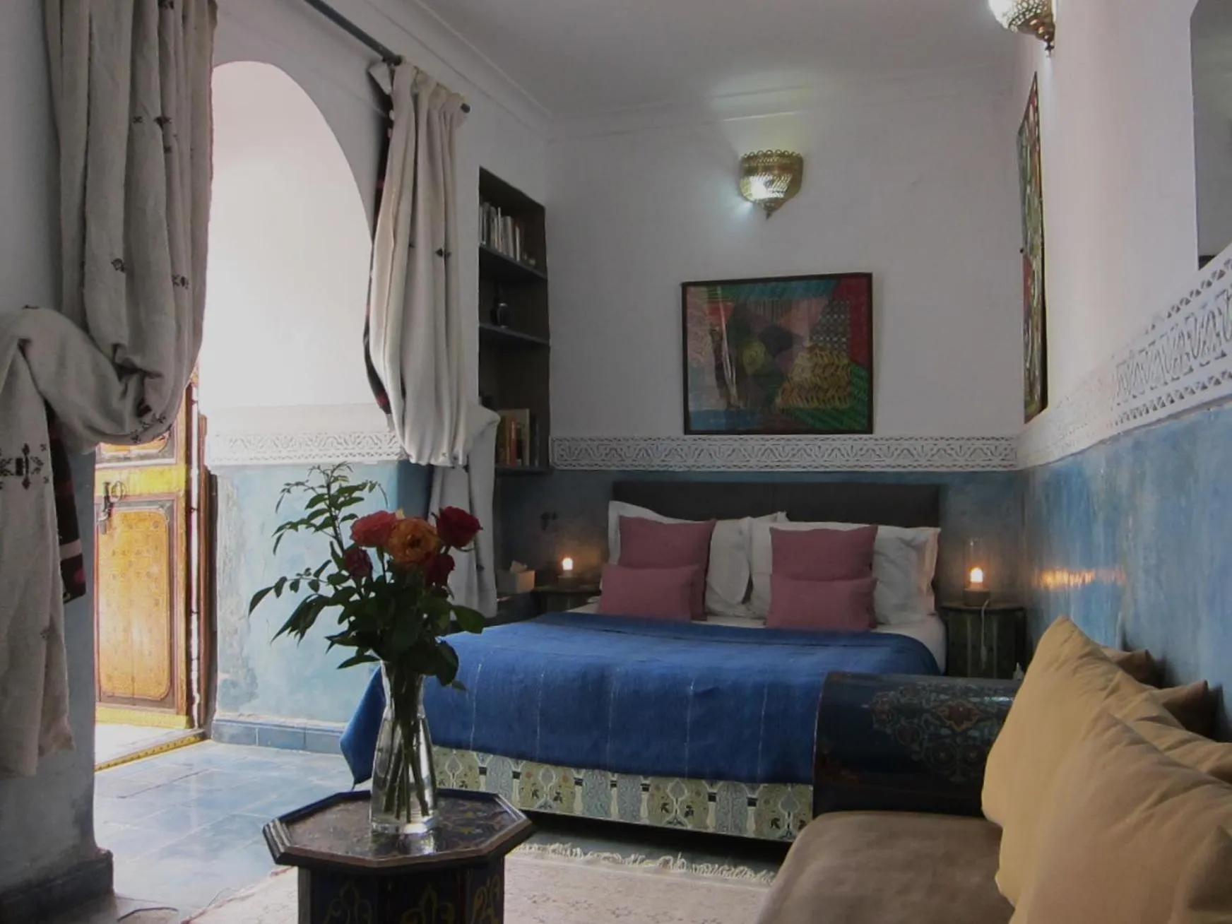 Bed in Riad Maizie