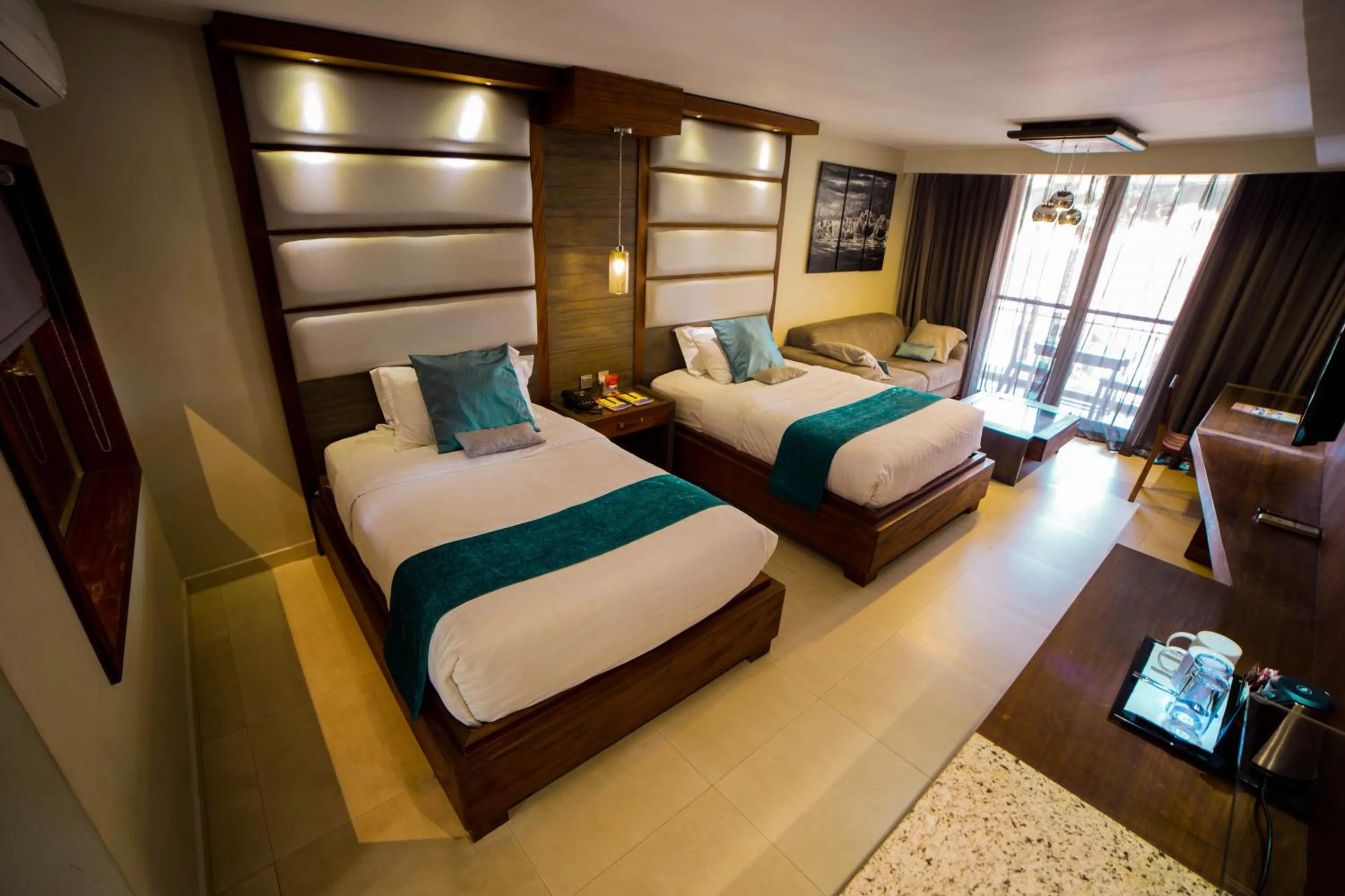 Bed in Fairway Hotel & Spa