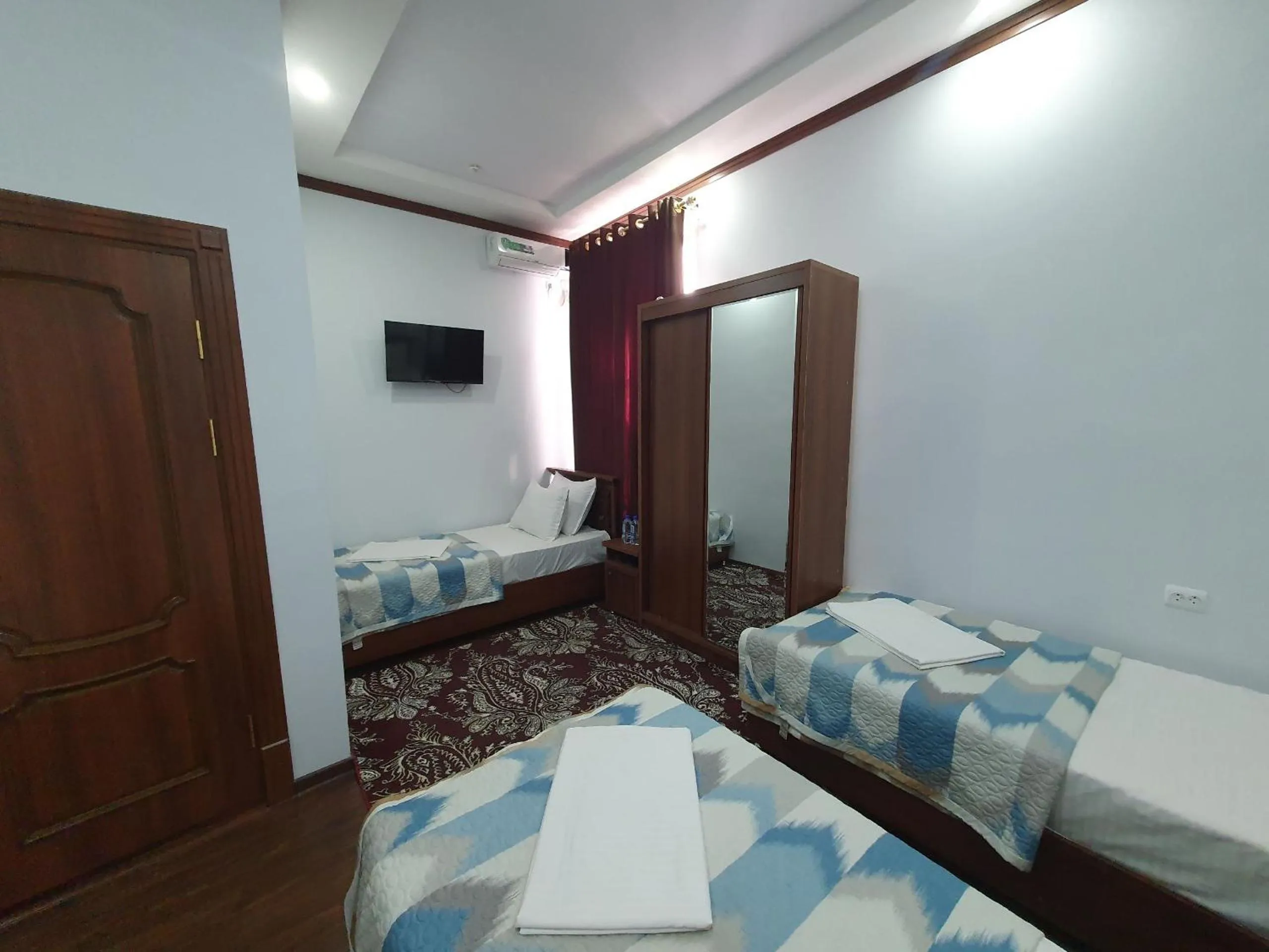 Bed in SARBON HOTEL KhIVA