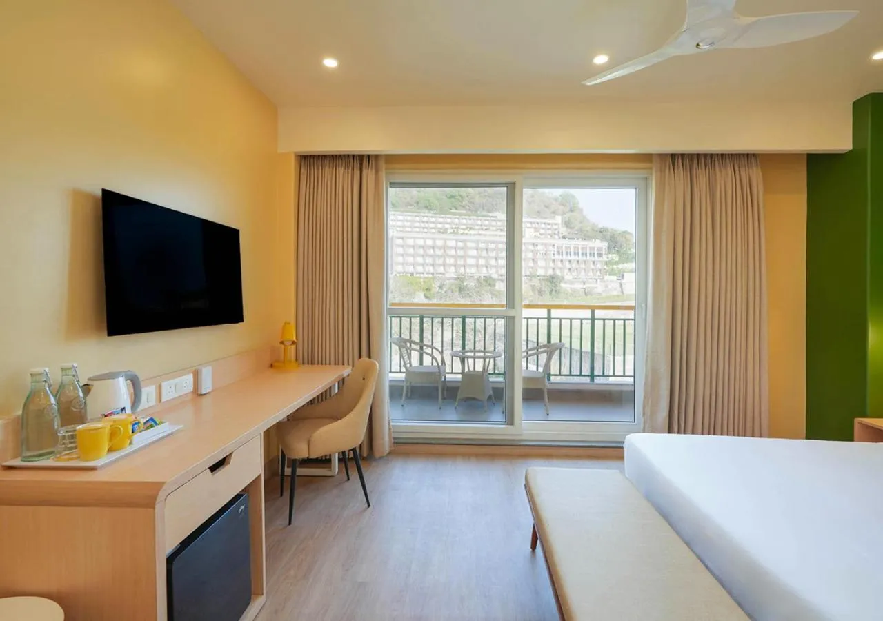 View (from property/room), Bed in Bloom Boutique l Rishikesh Hills