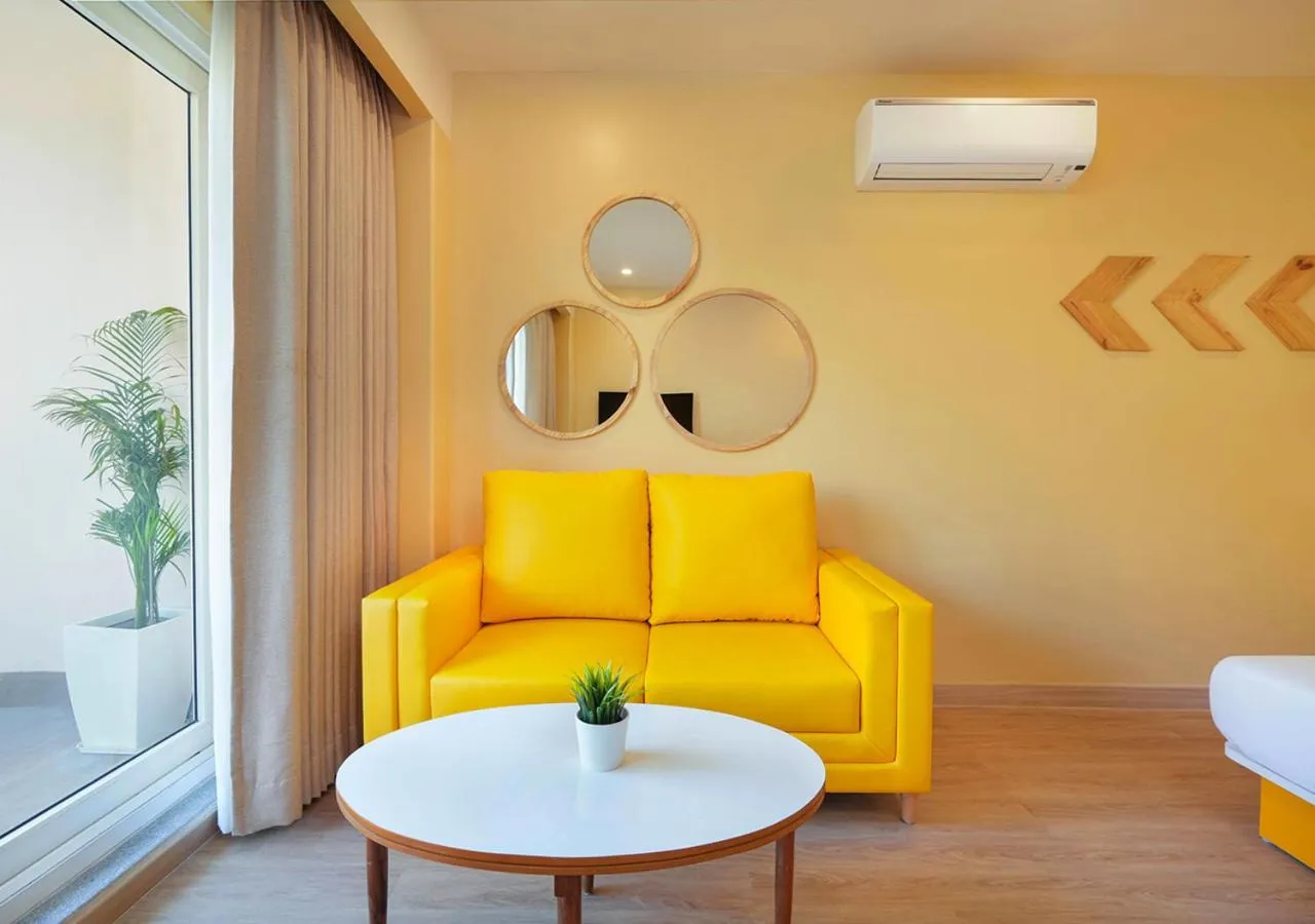 Seating area in Bloom Boutique l Rishikesh Hills