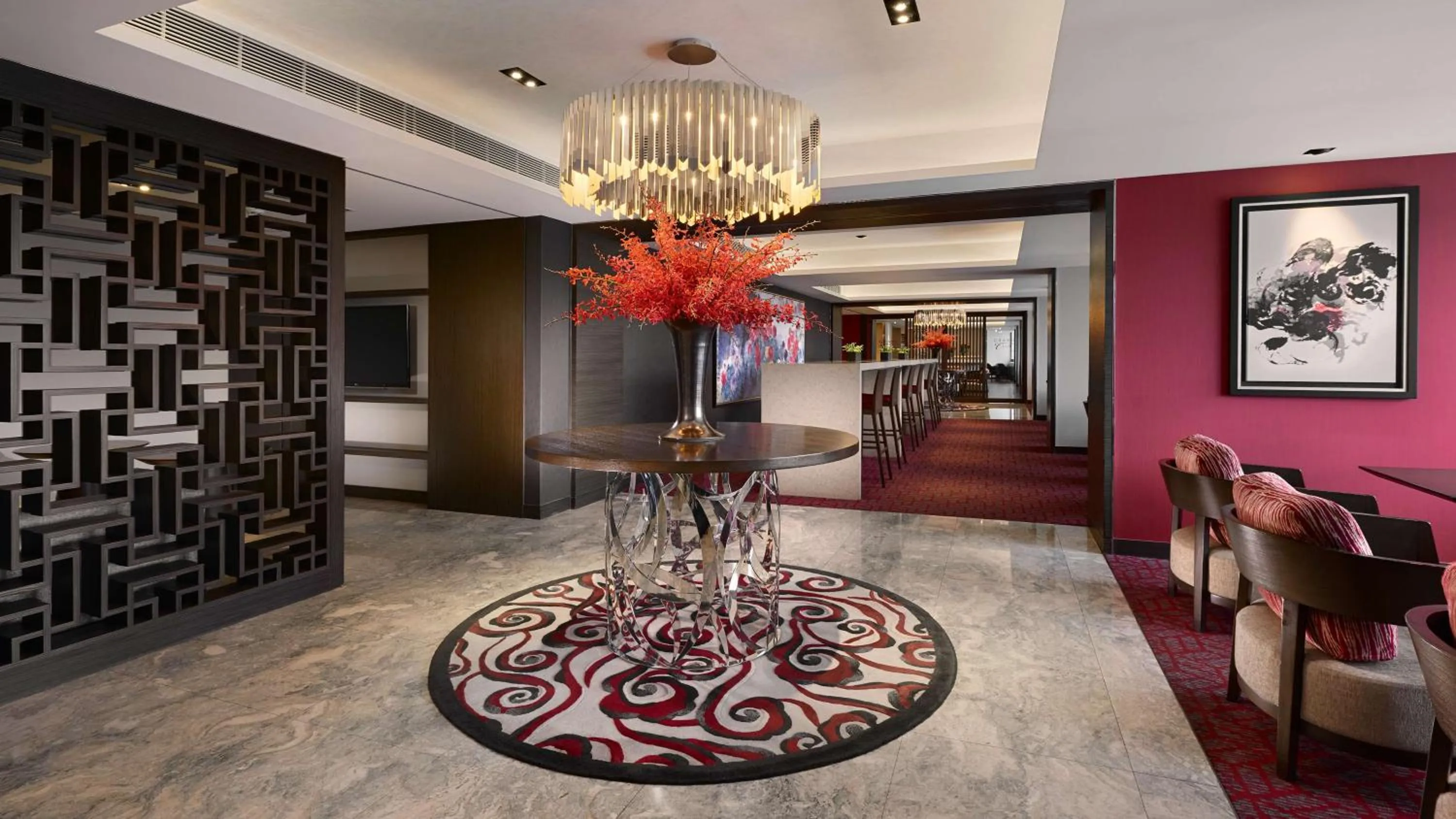 Lounge or bar in Grand Hyatt Taipei