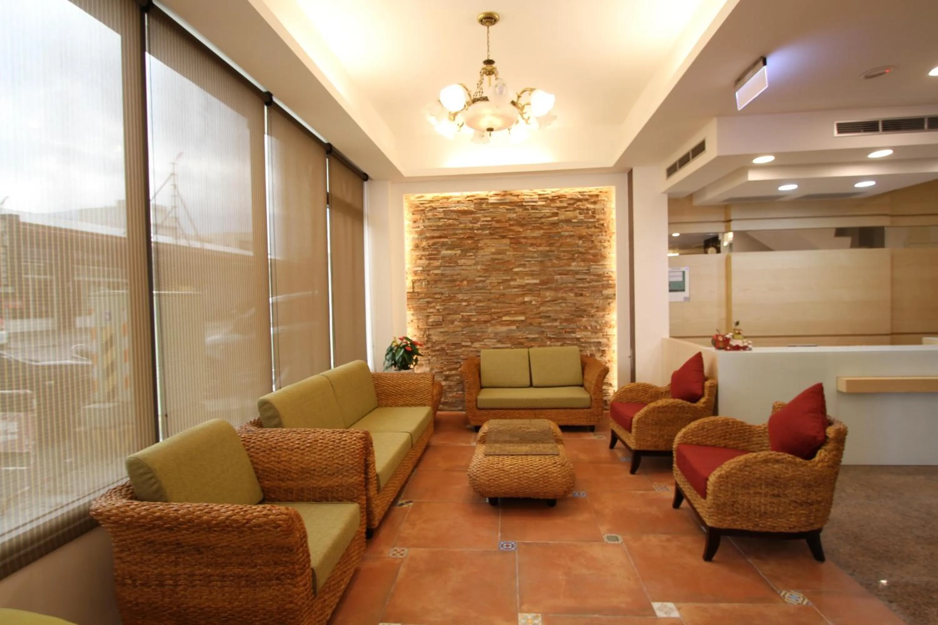 Communal lounge/ TV room in Silia Hostel