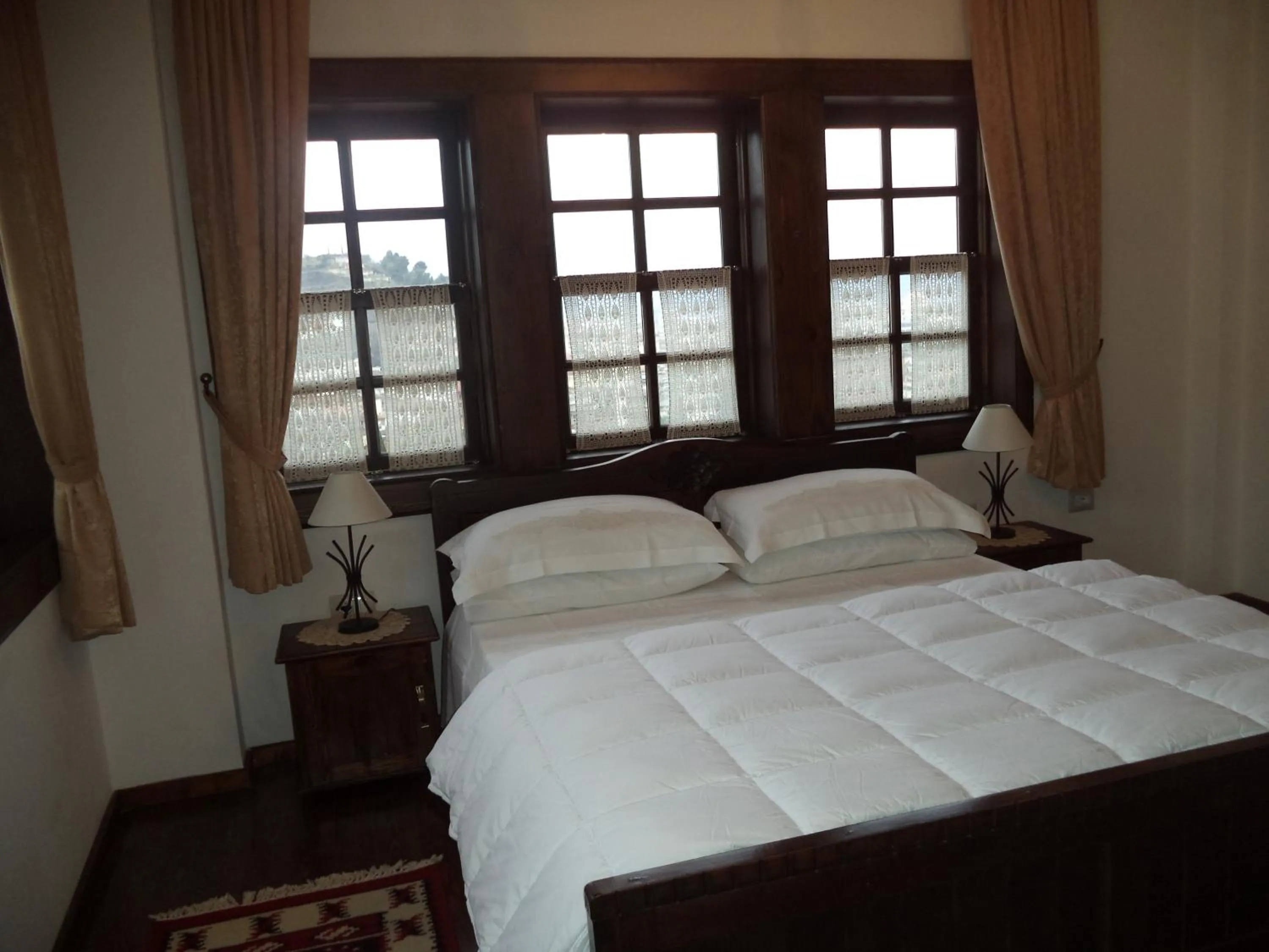 View (from property/room), Bed in Hotel Vila Aleksander