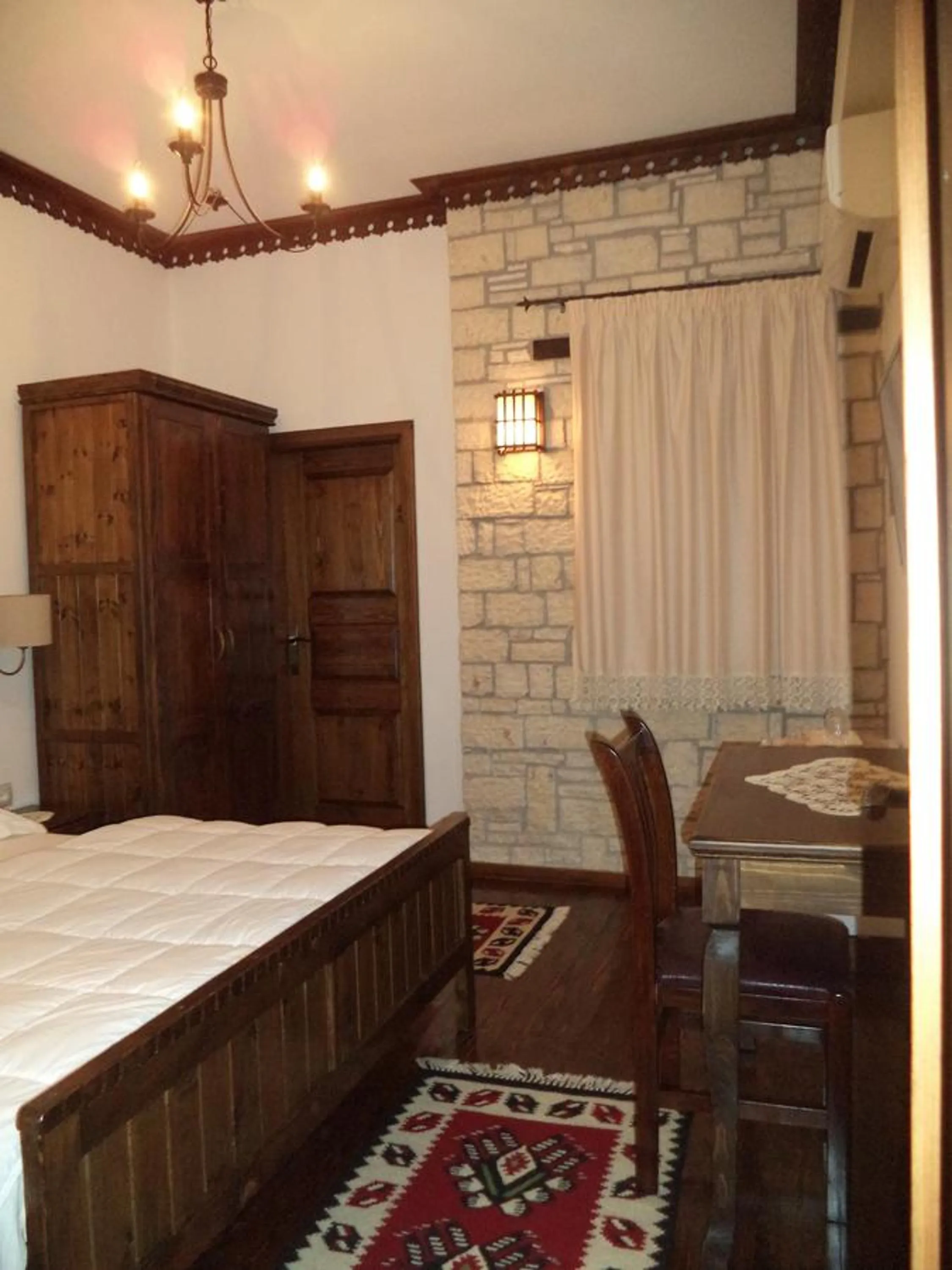 Decorative detail, Bed in Hotel Vila Aleksander