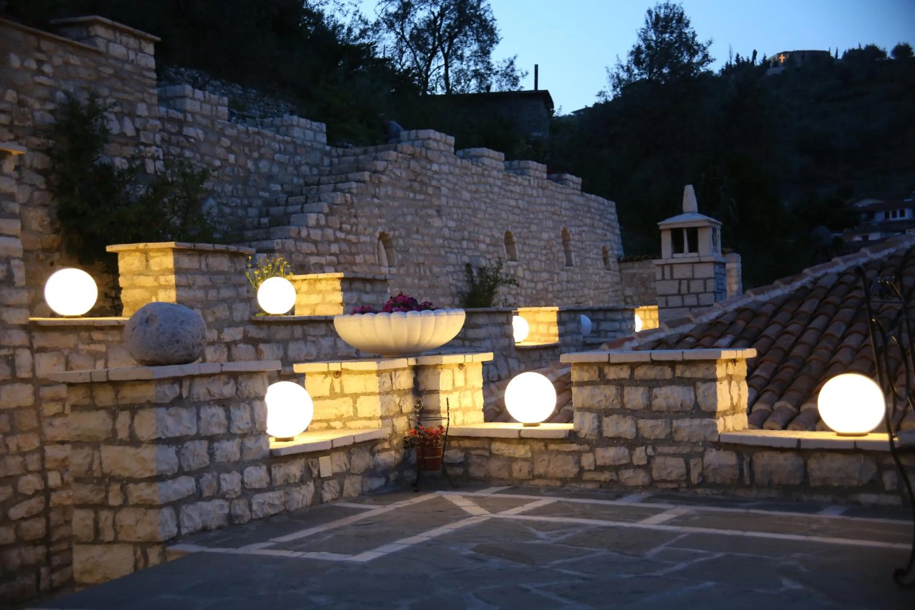 Decorative detail in Hotel Vila Aleksander