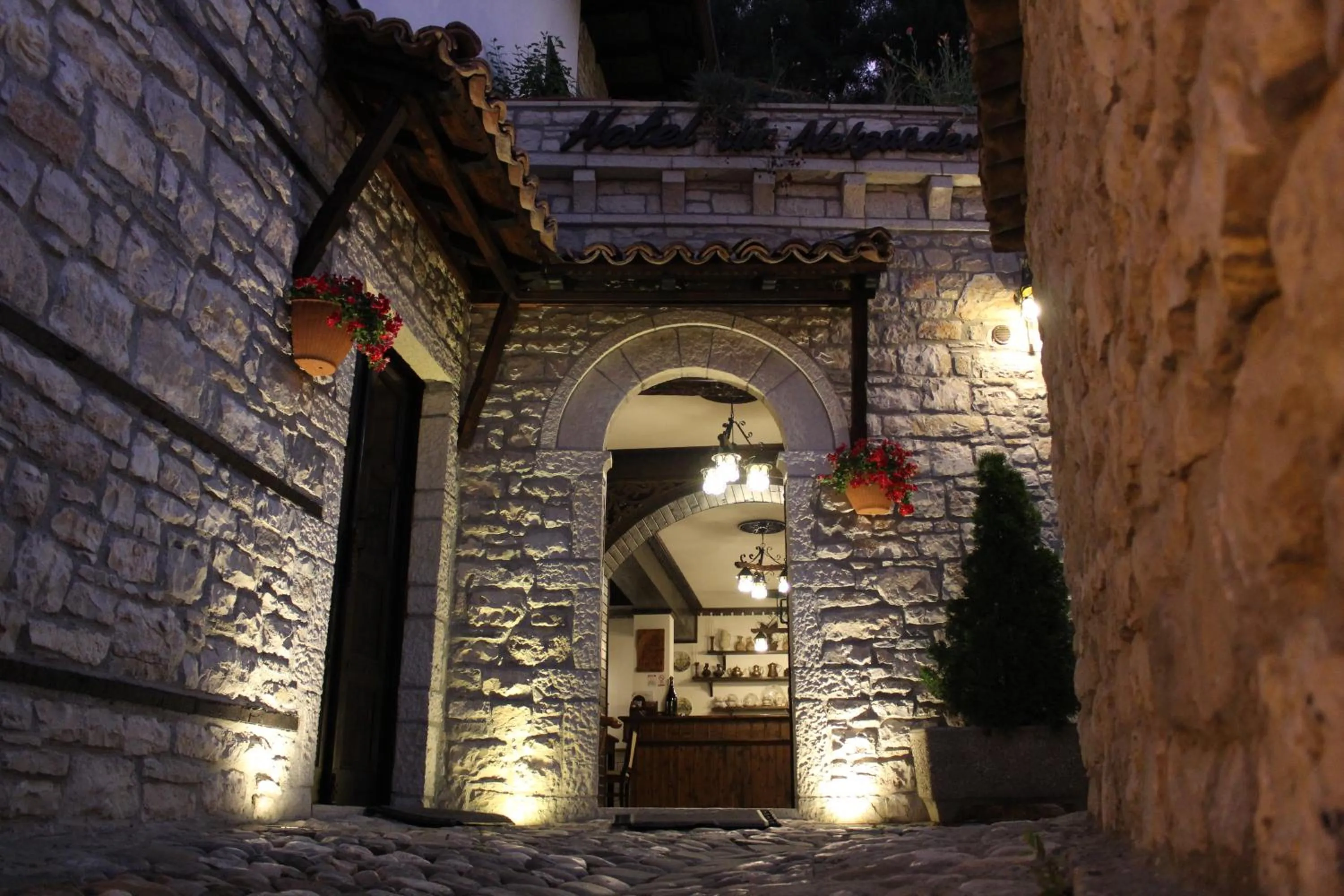 Property building in Hotel Vila Aleksander