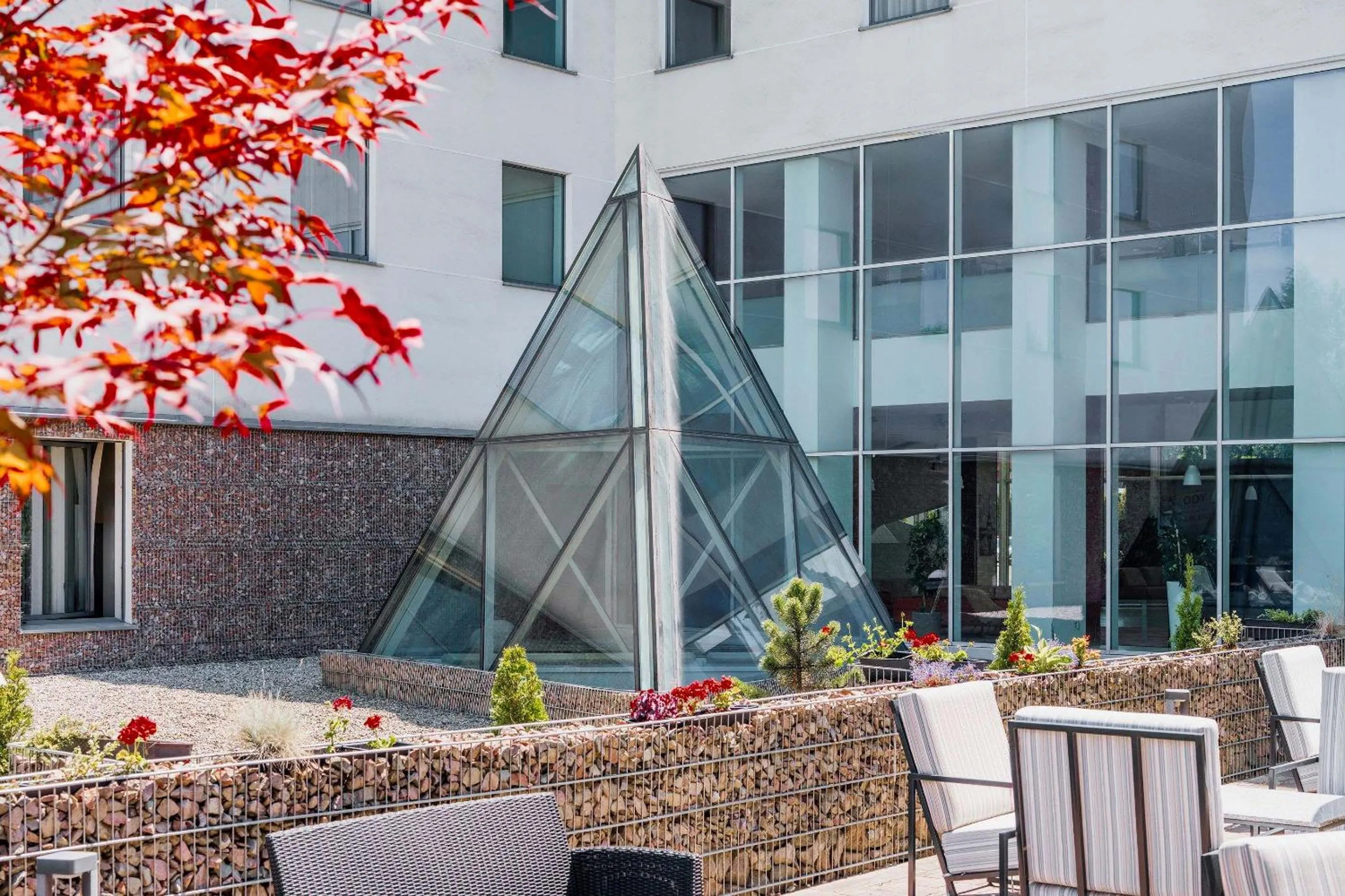 Patio in Premier Kraków Hotel