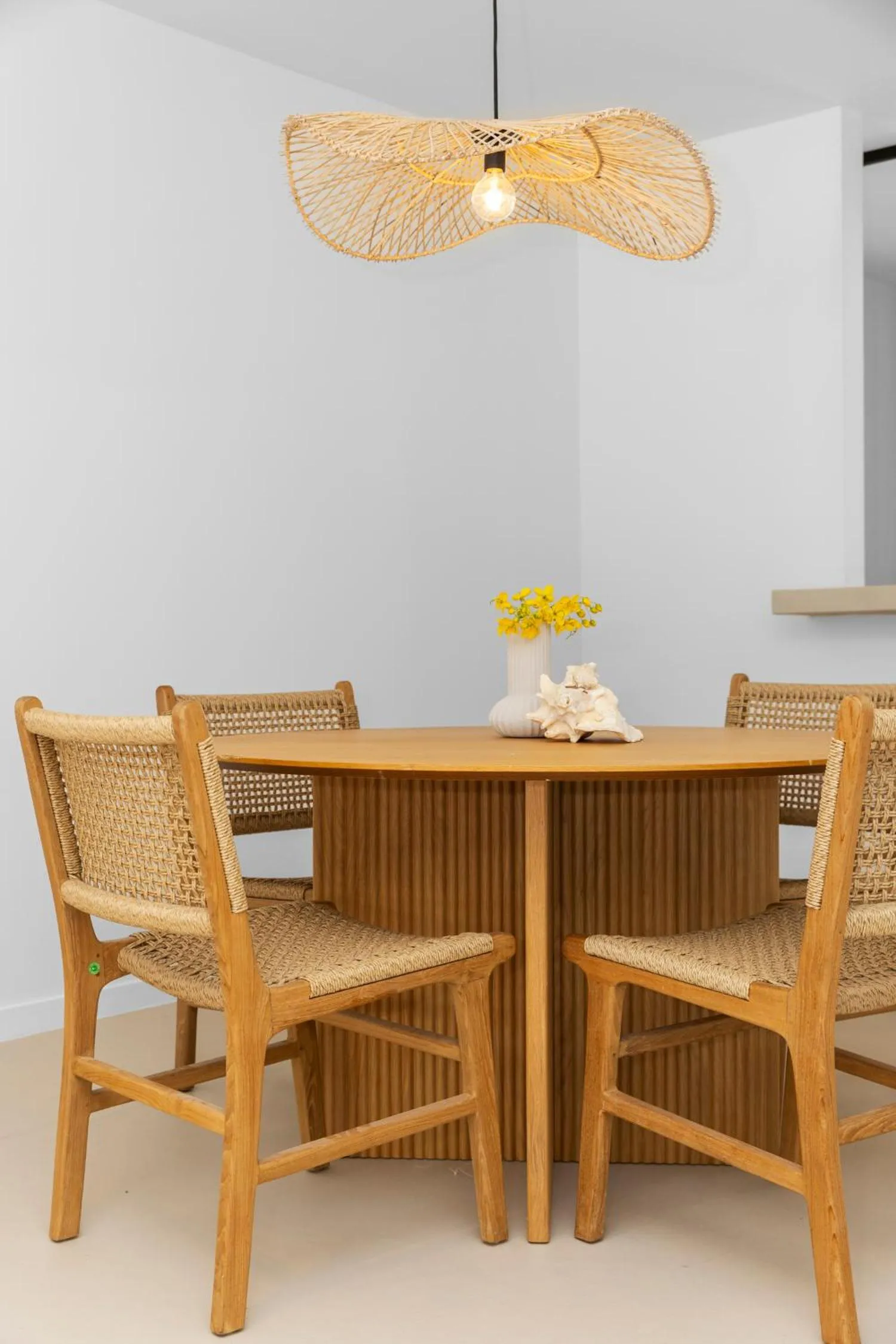 Dining area in Sorobon Bay Hotel