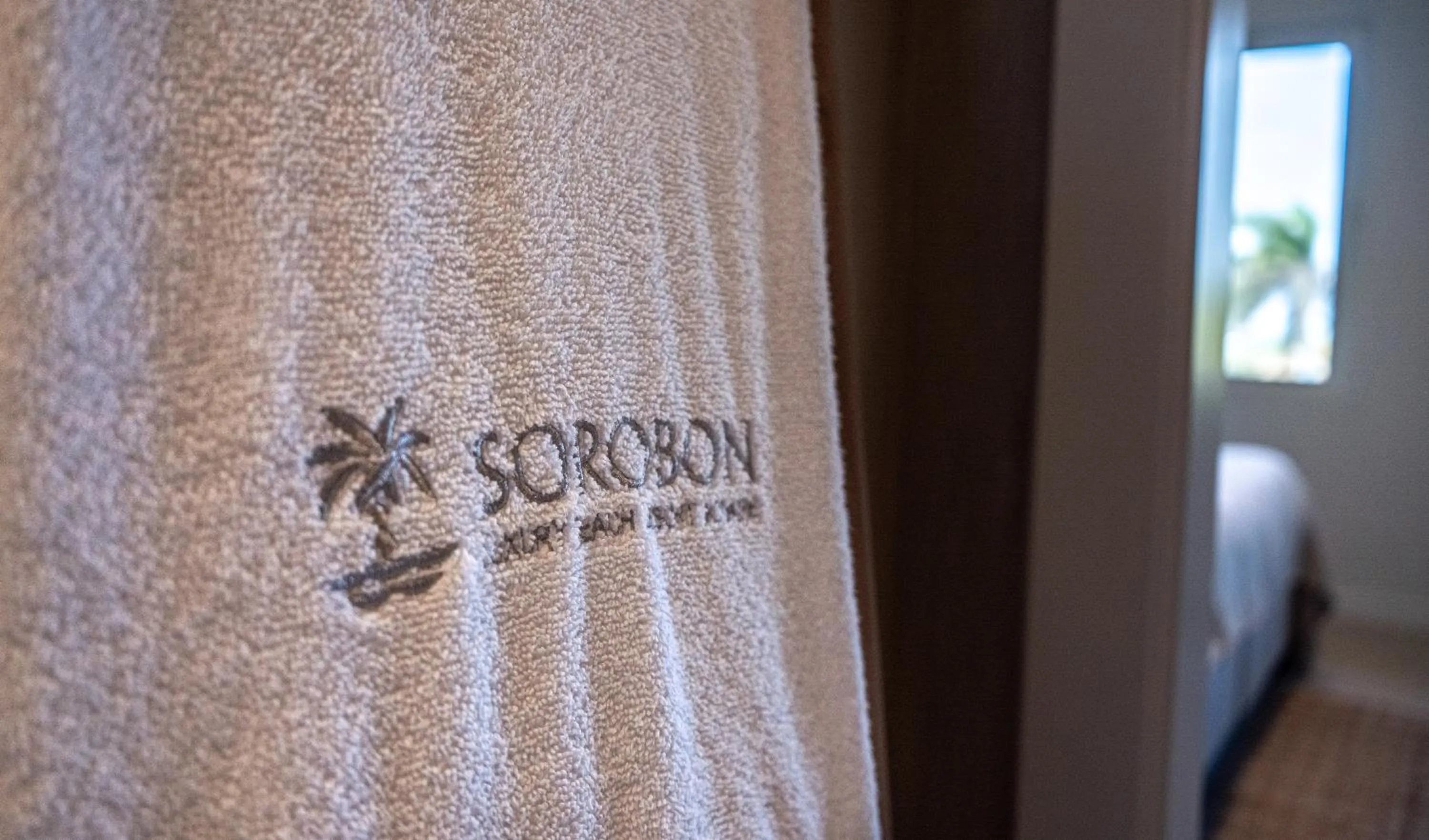 Bed in Sorobon Bay Hotel