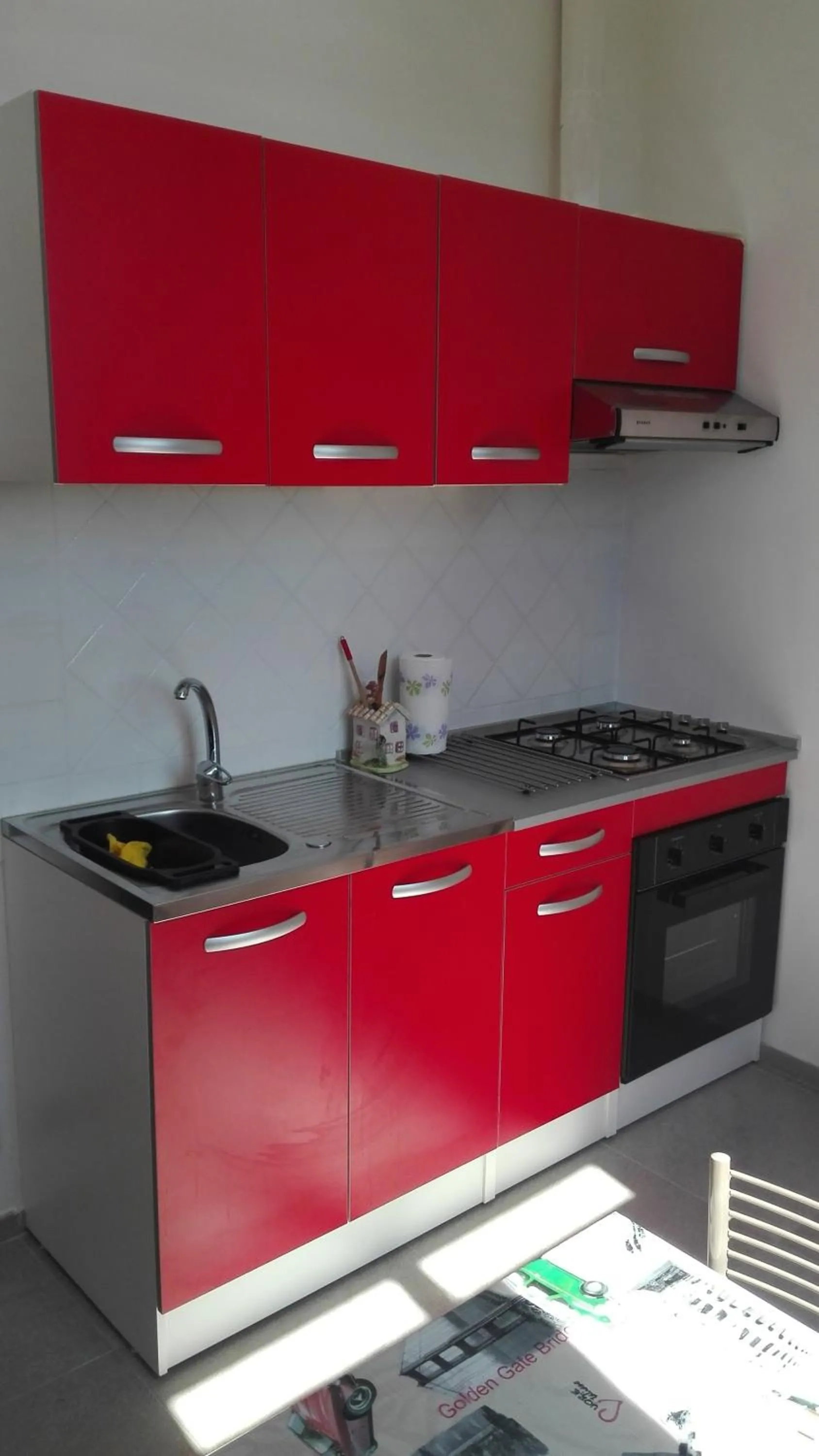 Kitchen or kitchenette in Appartamento Sezzate 40