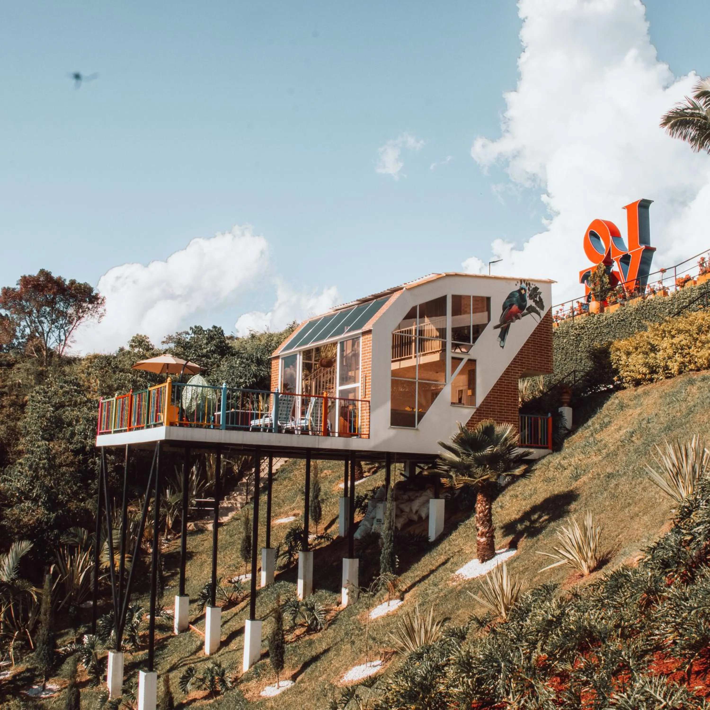 Spring in EL NiDO HOTEL GUATAPE