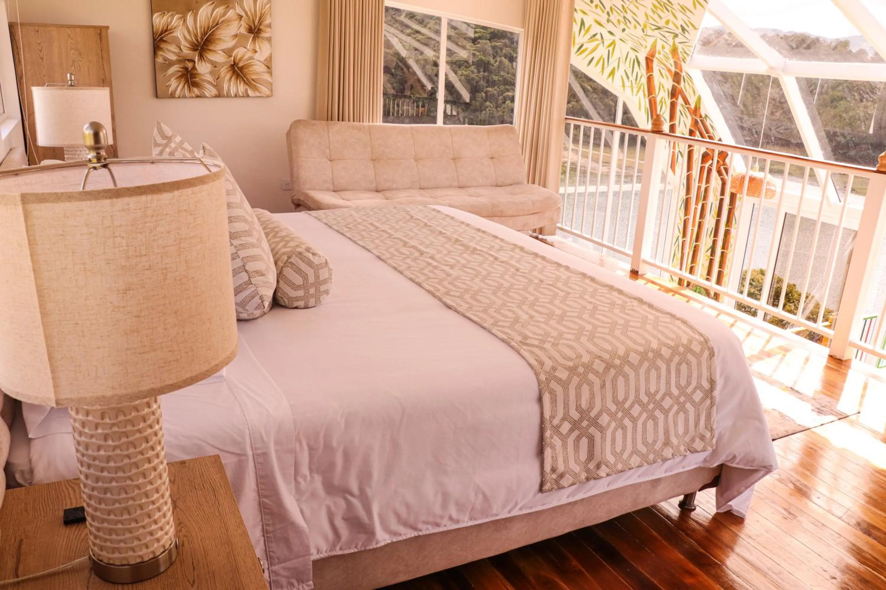 Bed in EL NiDO HOTEL GUATAPE