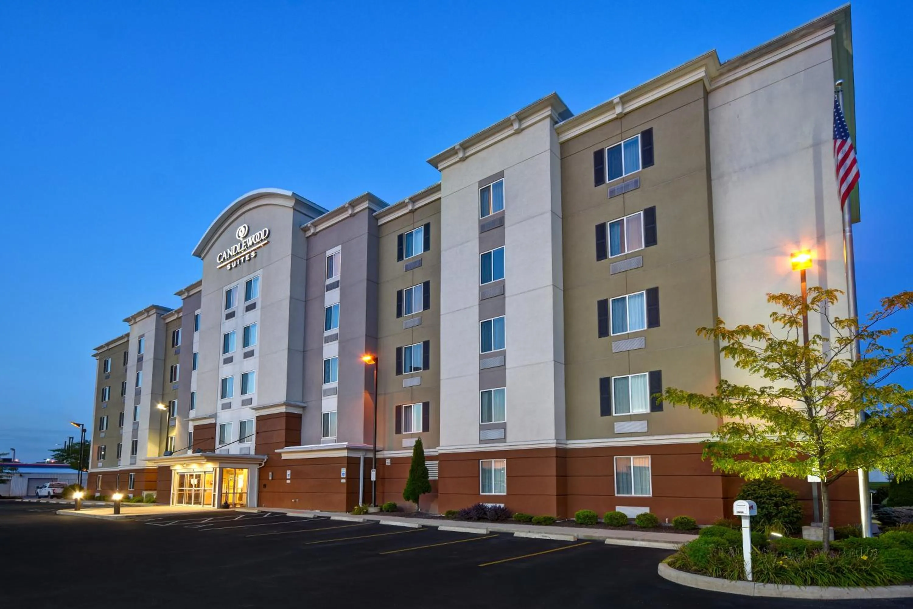 Property building in Candlewood Suites St Clairsville Wheeling Area by IHG
