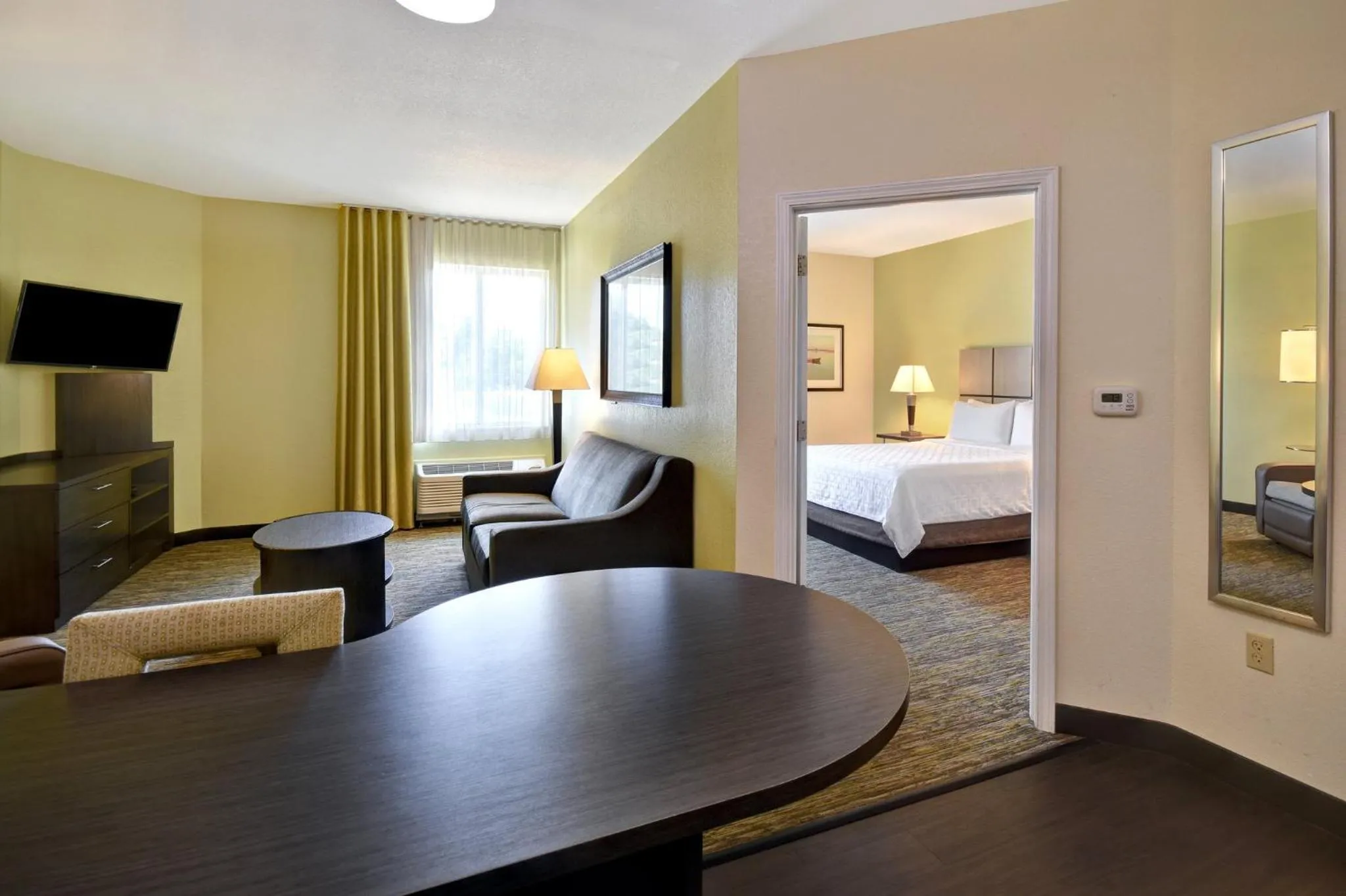 Bedroom, Bed in Candlewood Suites St Clairsville Wheeling Area by IHG
