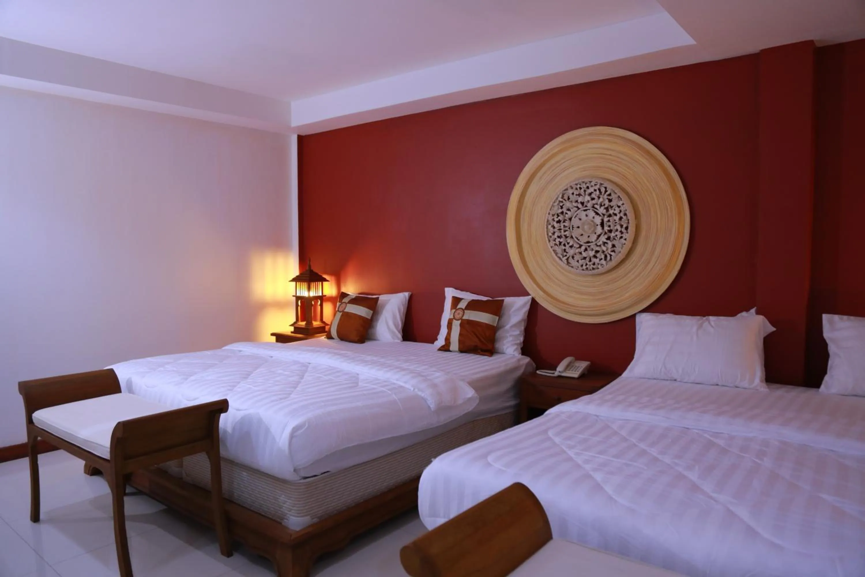 Bed in UPAR Hotels Silom